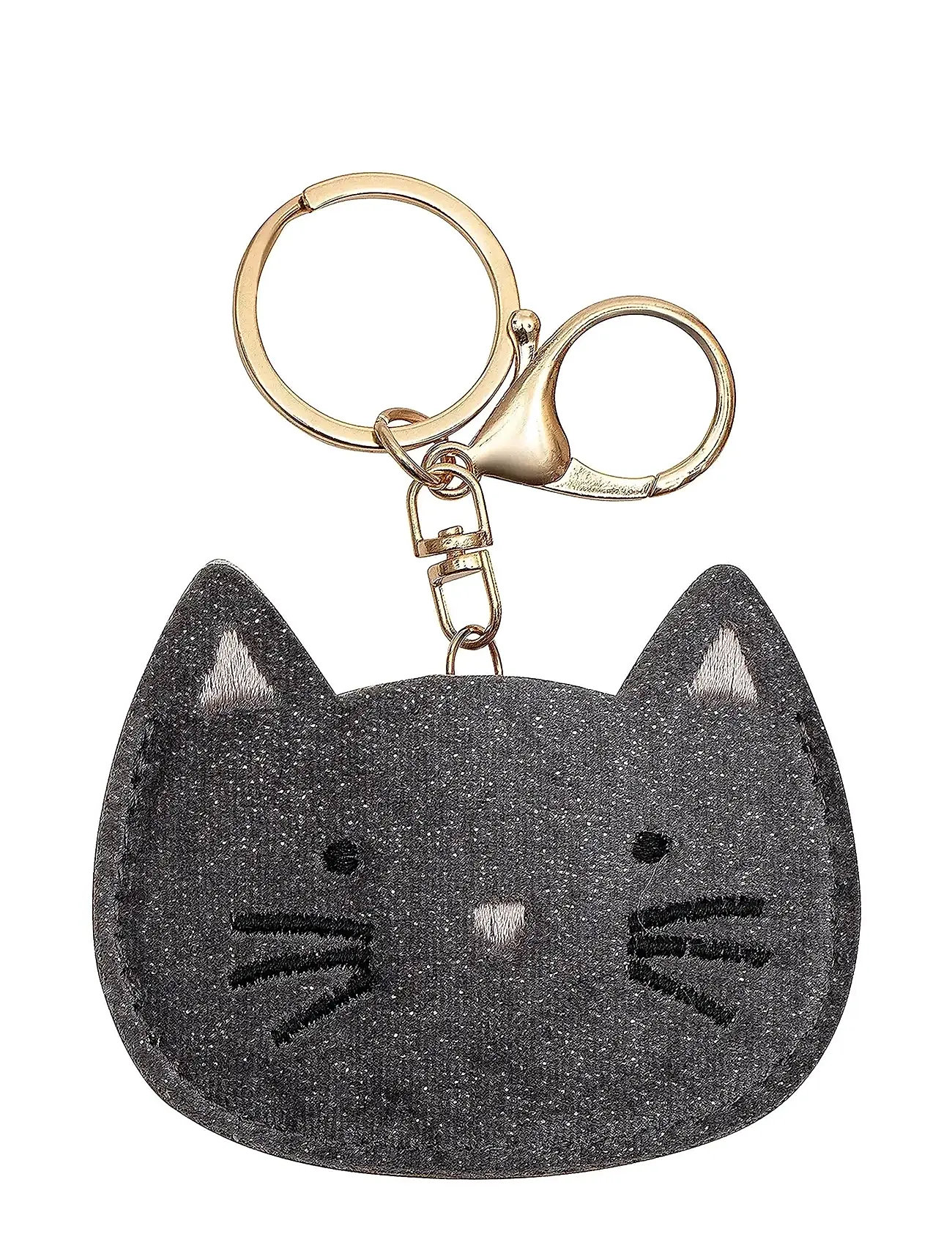 Mimi & Lula Keyring - Grey Kitty Cat, One Size, Grey, Tilbehør > Nøgleringe, Børn