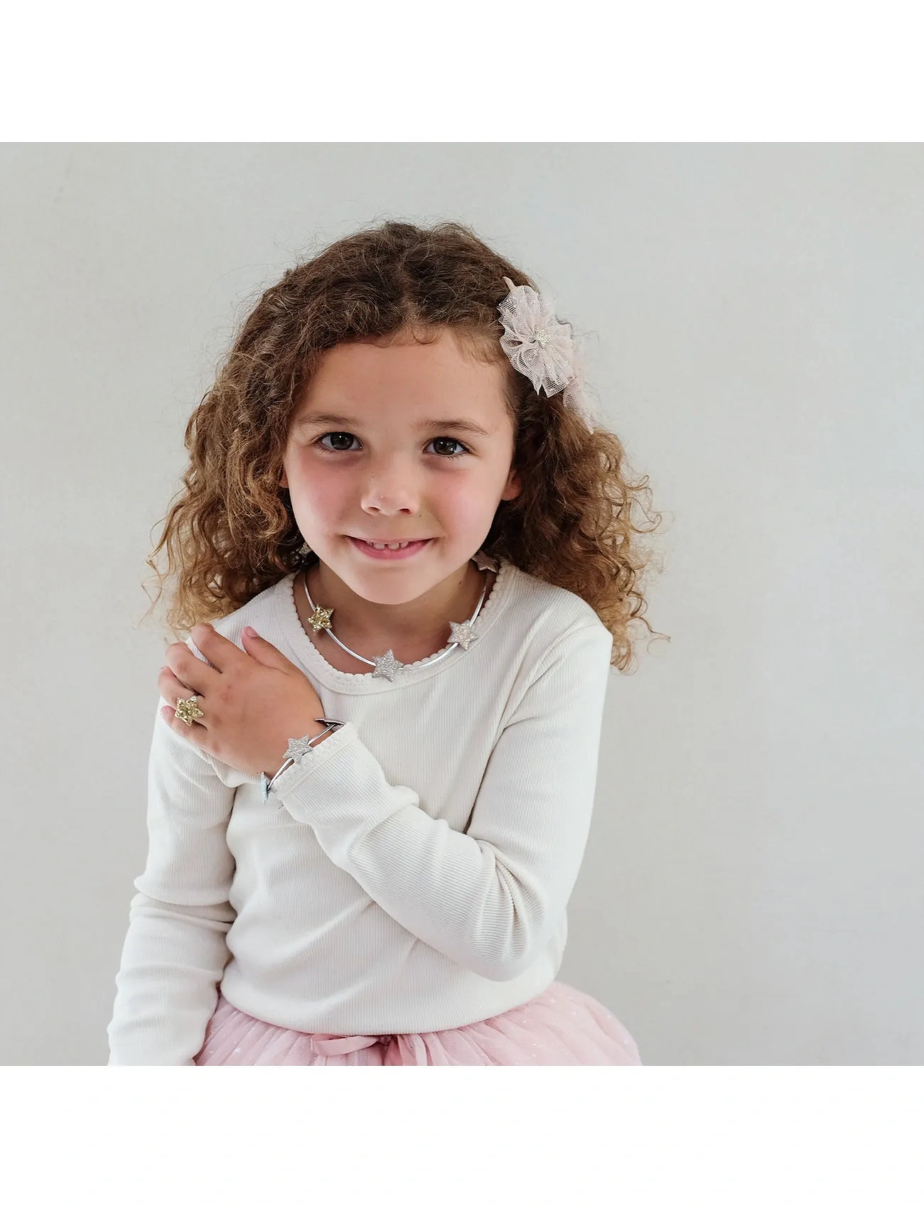 Mimi & Lula Jewellery Set - Star Silver, One Size, Multi/patterned, Kids Smykker > Halskæder, Børn