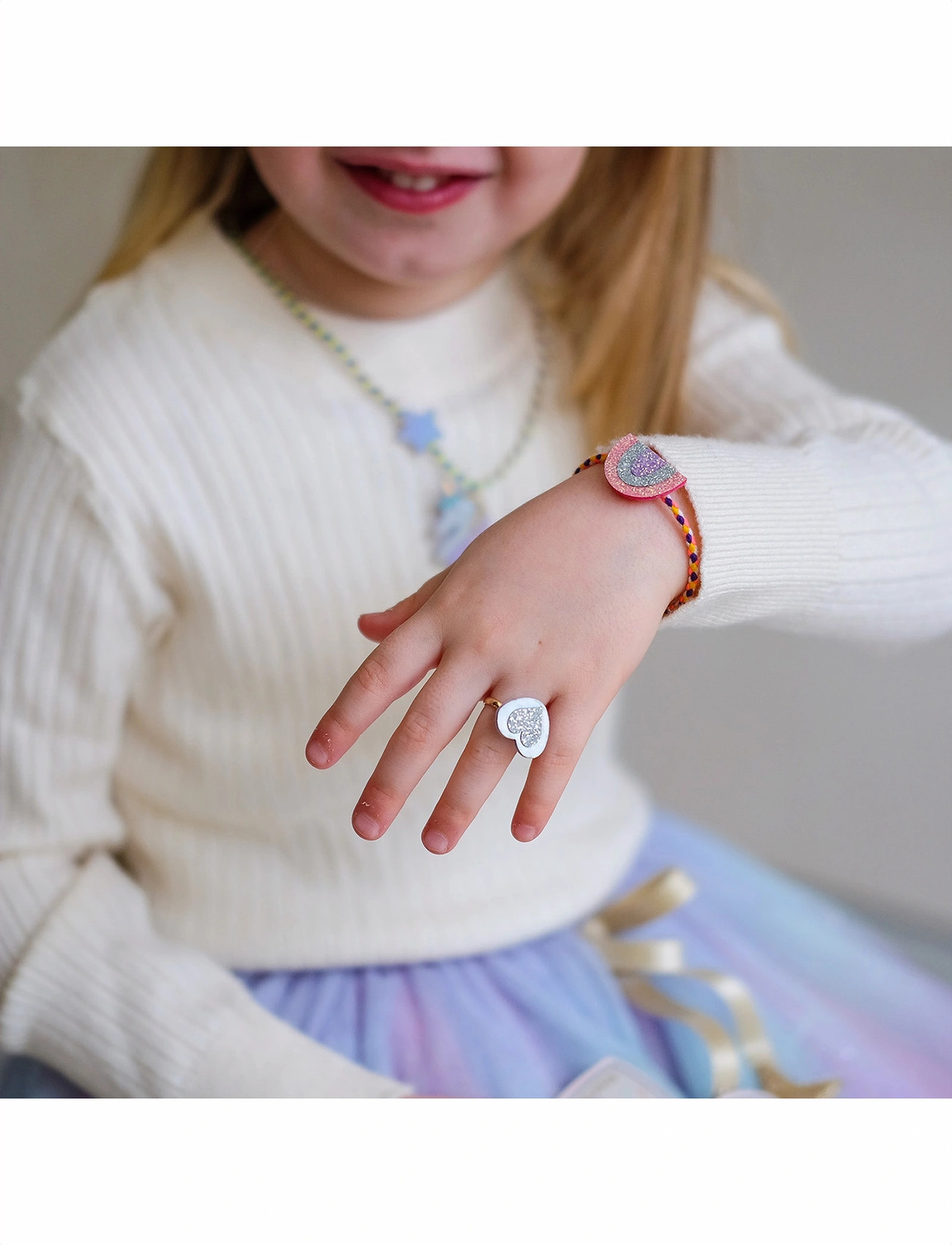 Mimi & Lula Jewellery Set - My Little Unicorn, One Size, Multi/patterned, Kids Smykker > Halskæder, Børn