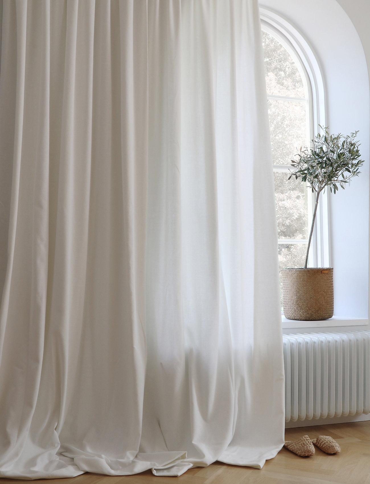 Mimou - Curtain Studio Double width - długie zasłony - white - 1