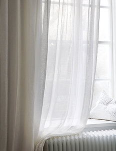 Curtain Kelly  double width - długie zasłony - white