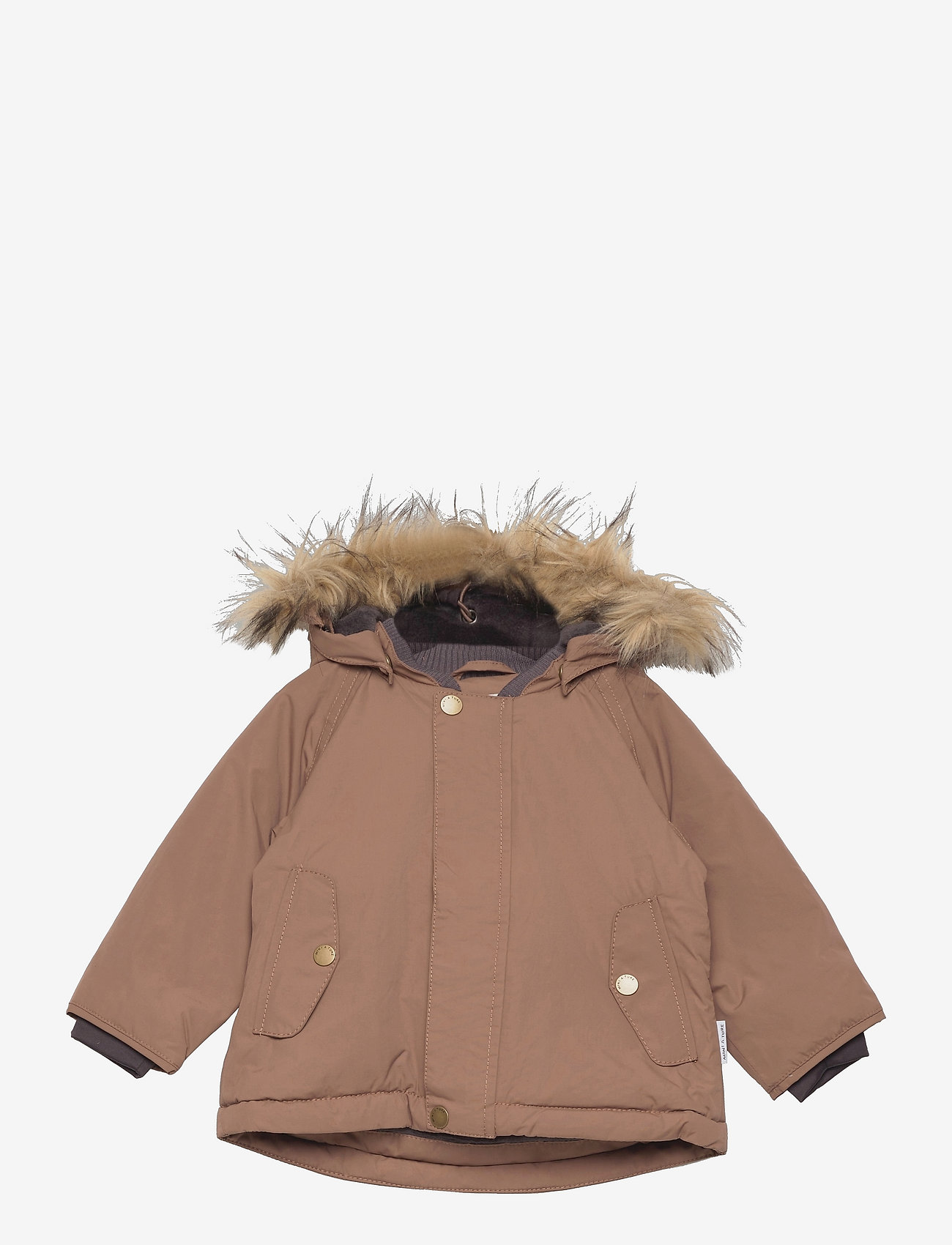 Mini A Ture - Wally Fake Fur Jacket, M - veste d'hiver - acorn brown - 0