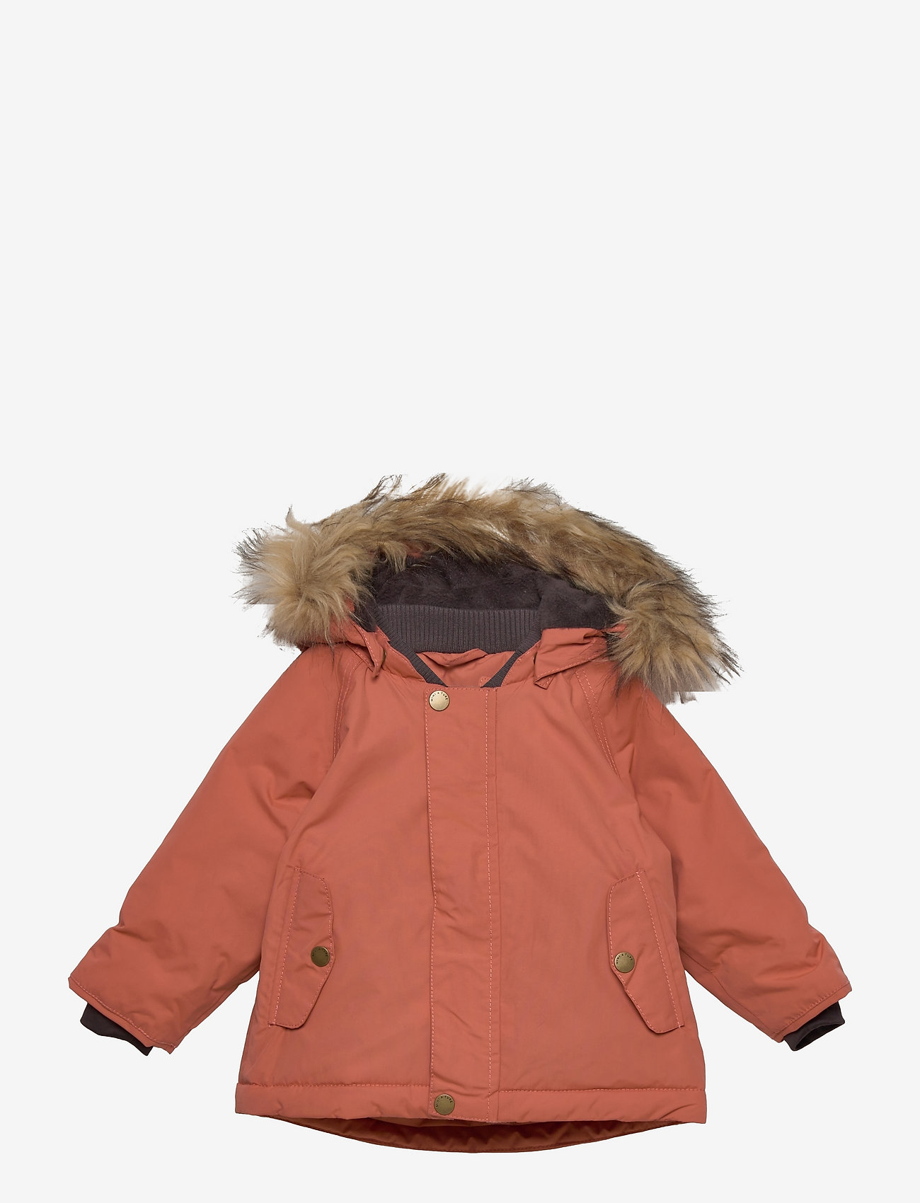 Mini A Ture - Wally Fake Fur Jacket, M - winterjas - aragon red - 0
