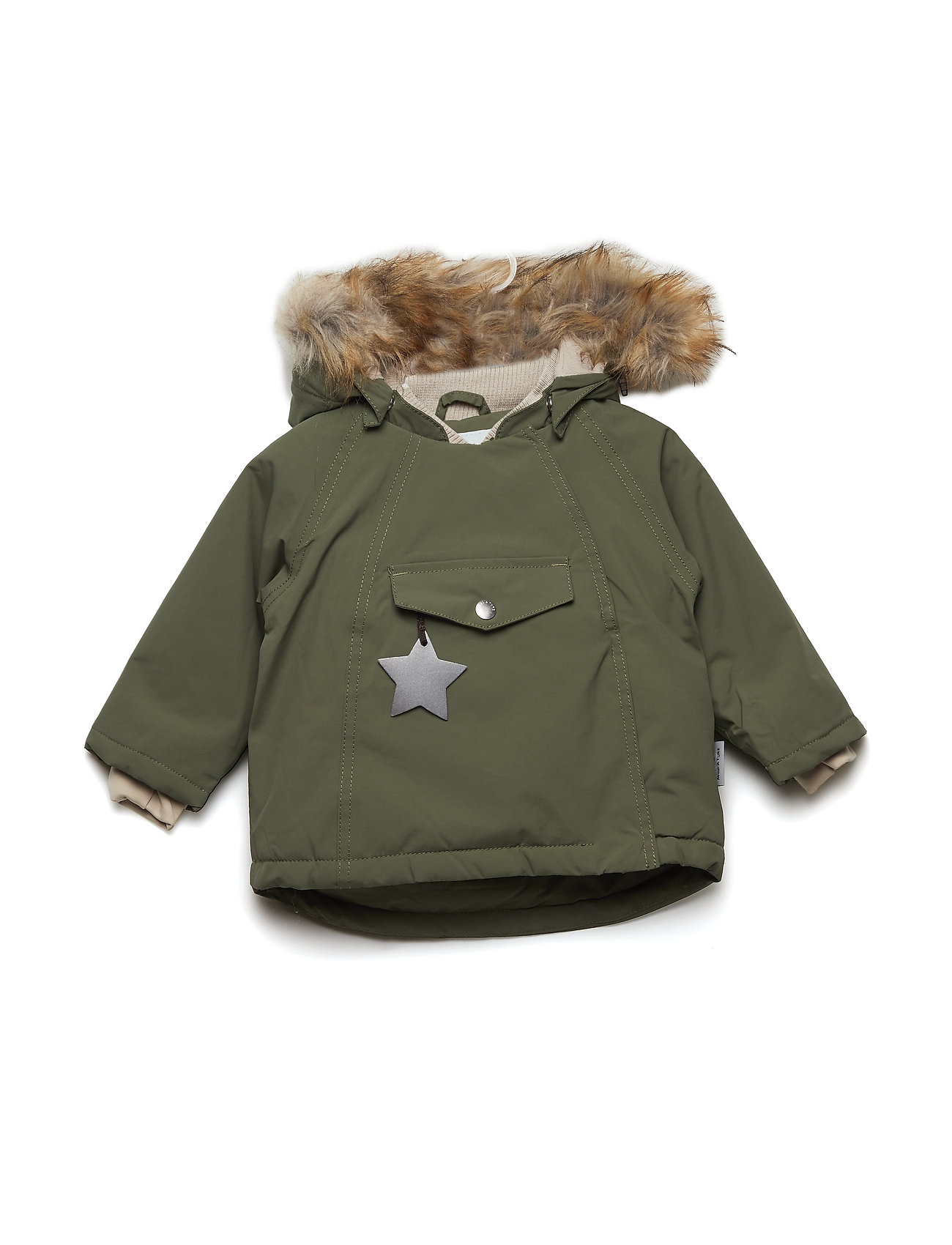 Wang Faux Fur Jacket M Outerwear Jackets Coats Winter Warmlined Groen Mini A Ture mini a ture kopen in de aanbieding Wang Faux Fur Jacket M Outerwear Jackets Coats Winter Warmlined Groen Mini A Ture mini a ture kopen in de aanbieding