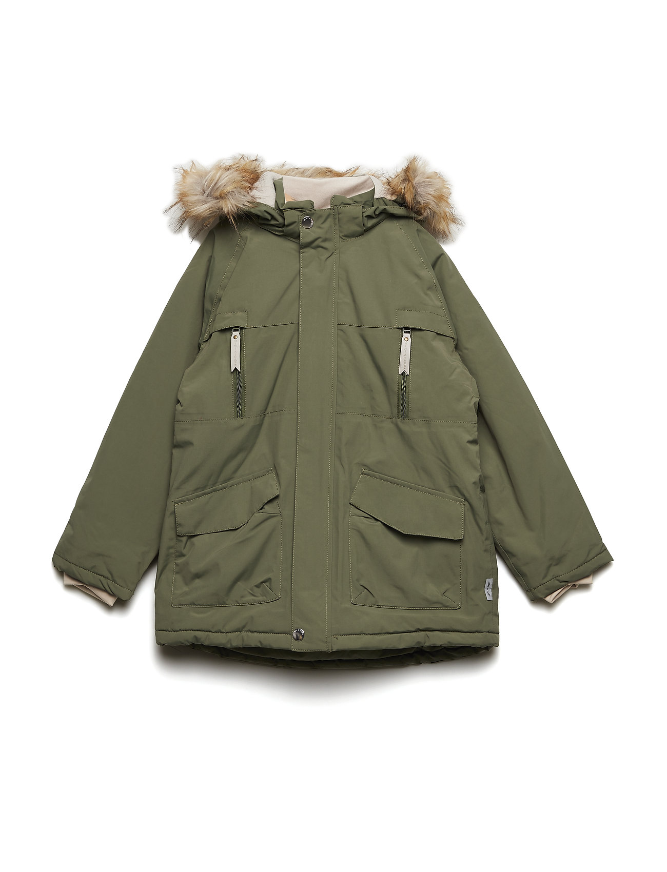Wille Faux Fur Jacket K Gevoerd Jack Groen Mini A Ture mini a ture kopen in de aanbieding
