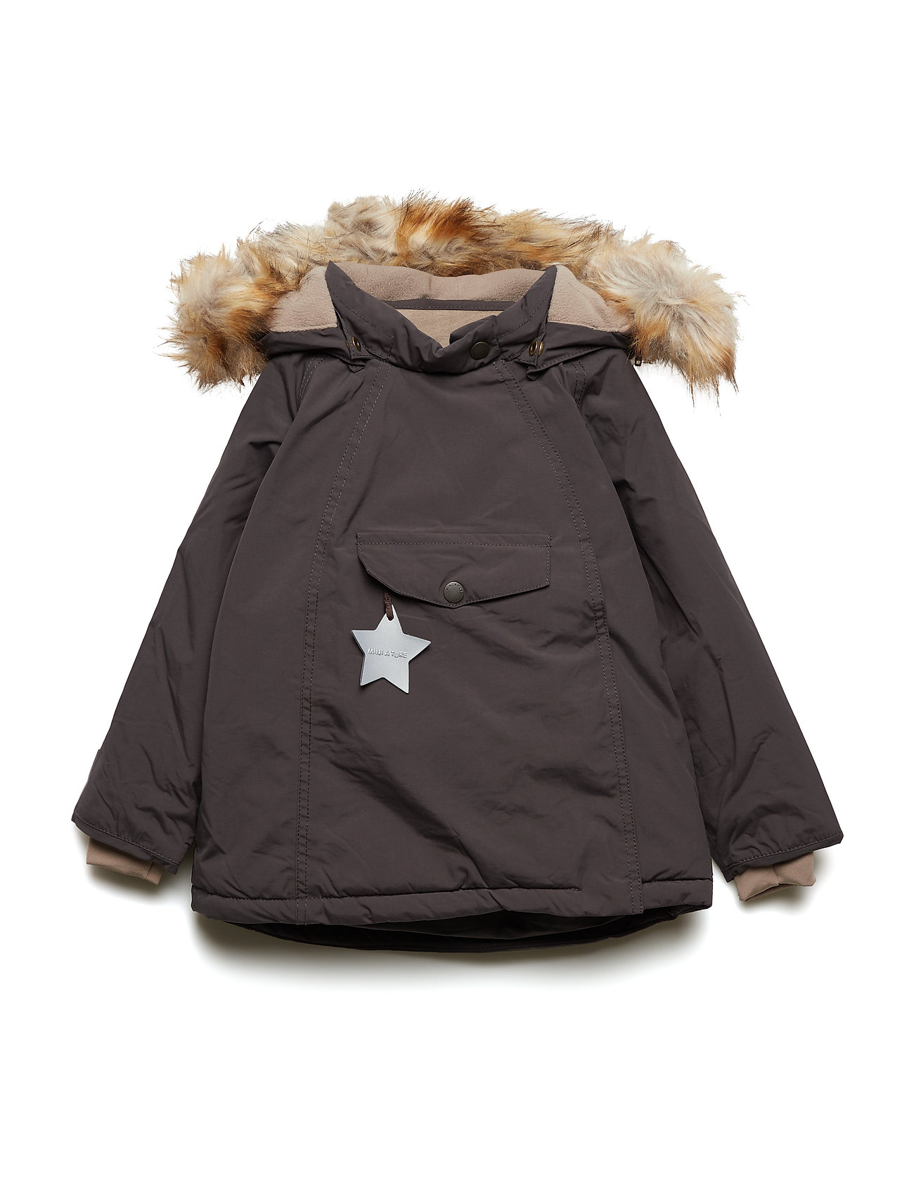 Mini A Ture Wang Faux Fur Jacket M Licorise 112 50 Large