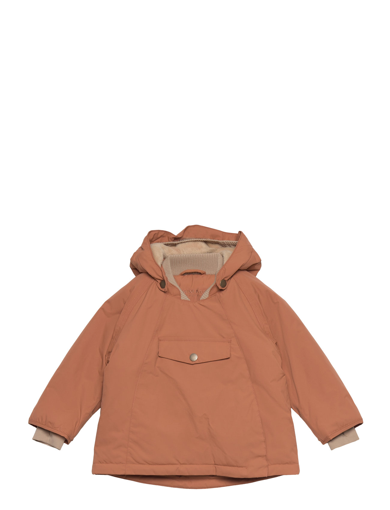 Matwang Fleece Lined Winter Jacket. Grs Orange MINI A TURE