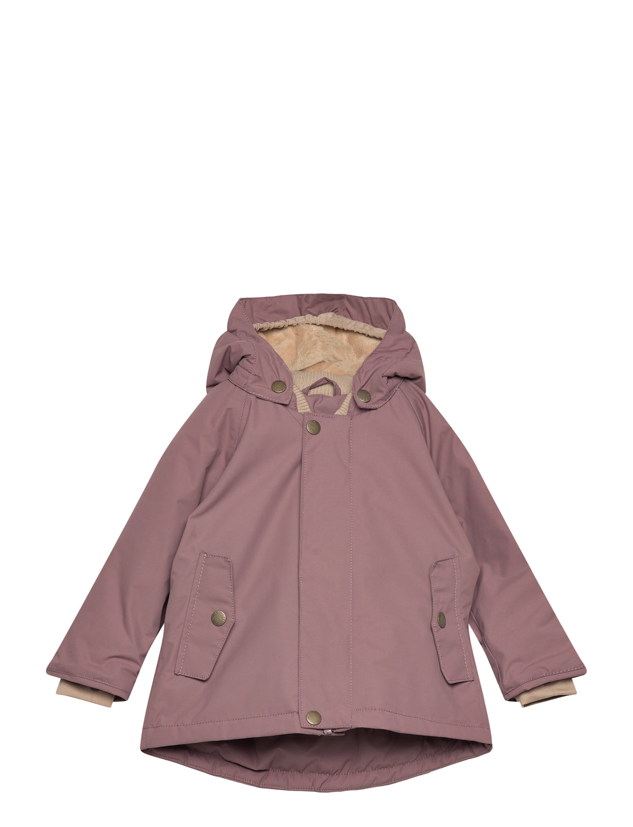 Matwally Fleece Lined Winter Jacket. Grs Pink MINI A TURE