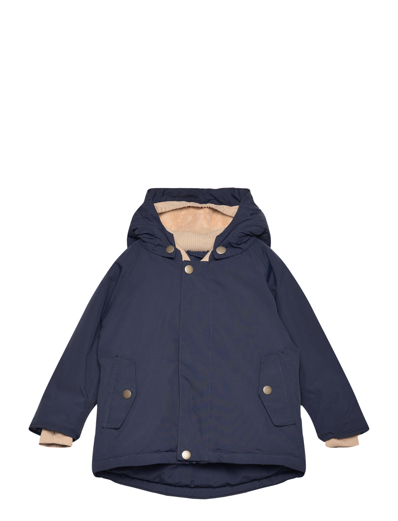 Matwally Fleece Lined Winter Jacket. Grs Navy MINI A TURE