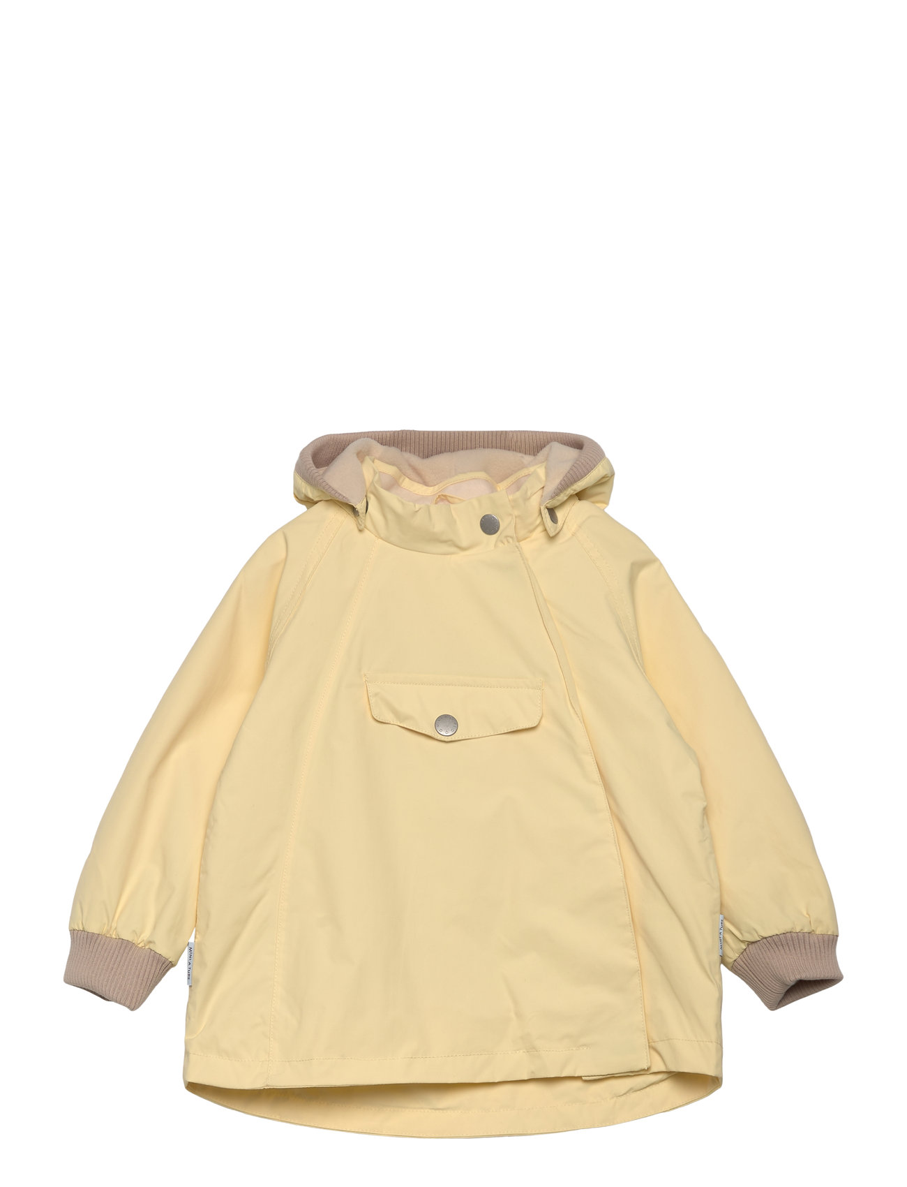 Matwai Fleece Lined Spring Jacket. Grs Outerwear Shell Clothing Shell Jacket Yellow MINI A TURE