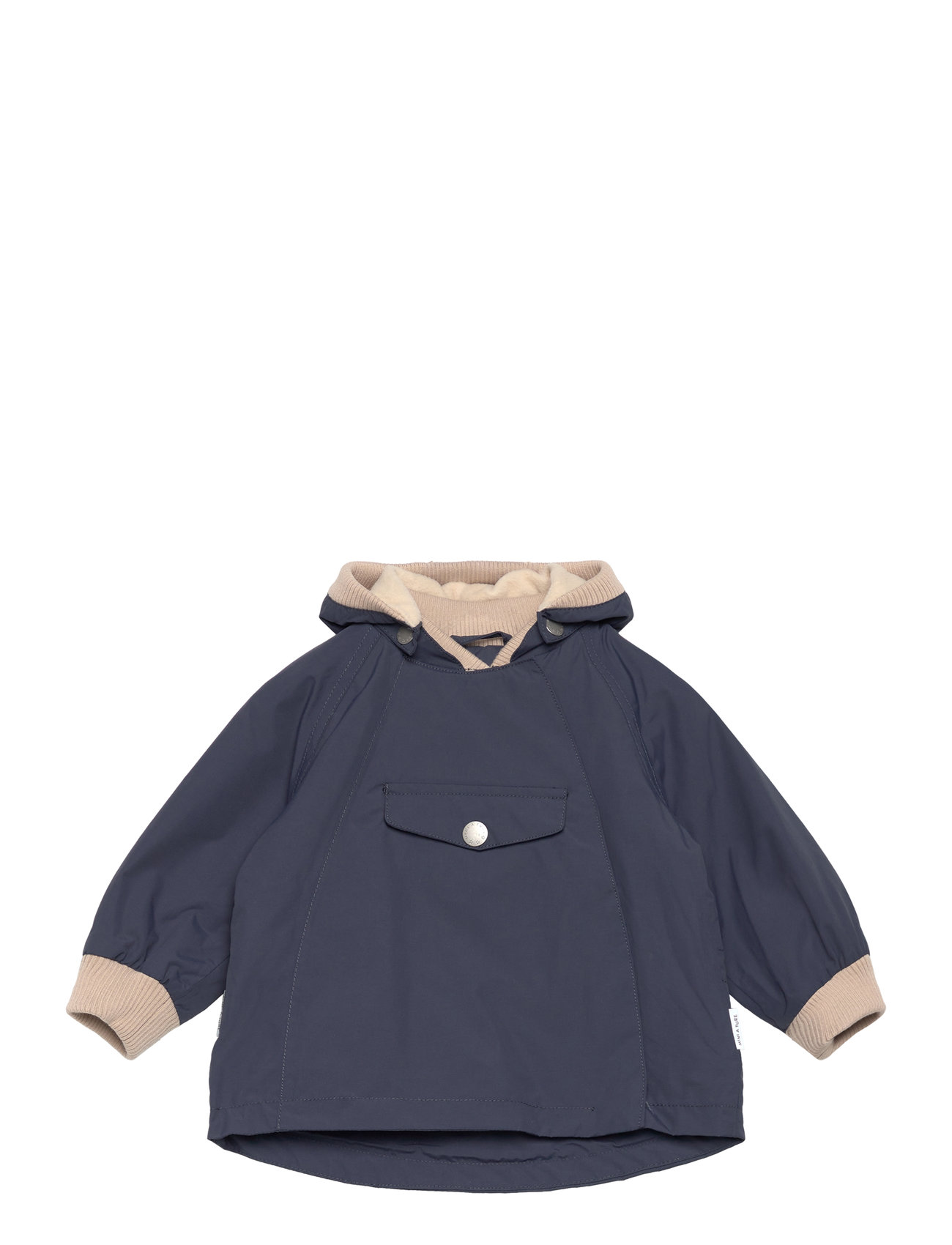 Matwai Fleece Lined Spring Jacket. Grs Outerwear Shell Clothing Shell Jacket Navy MINI A TURE