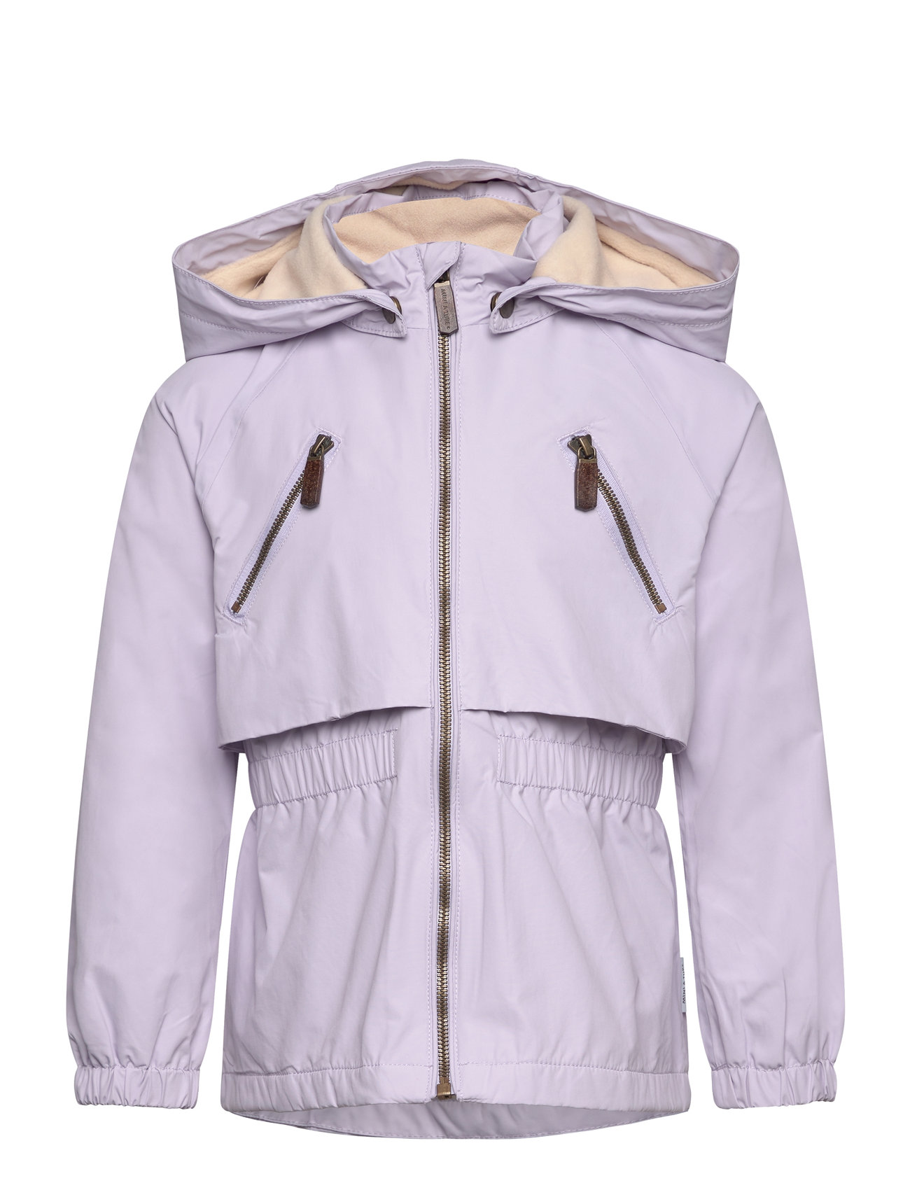 Matalgea Fleece Lined Spring Jacket. Grs Tynn Jakke Skalljakke Purple MINI A TURE