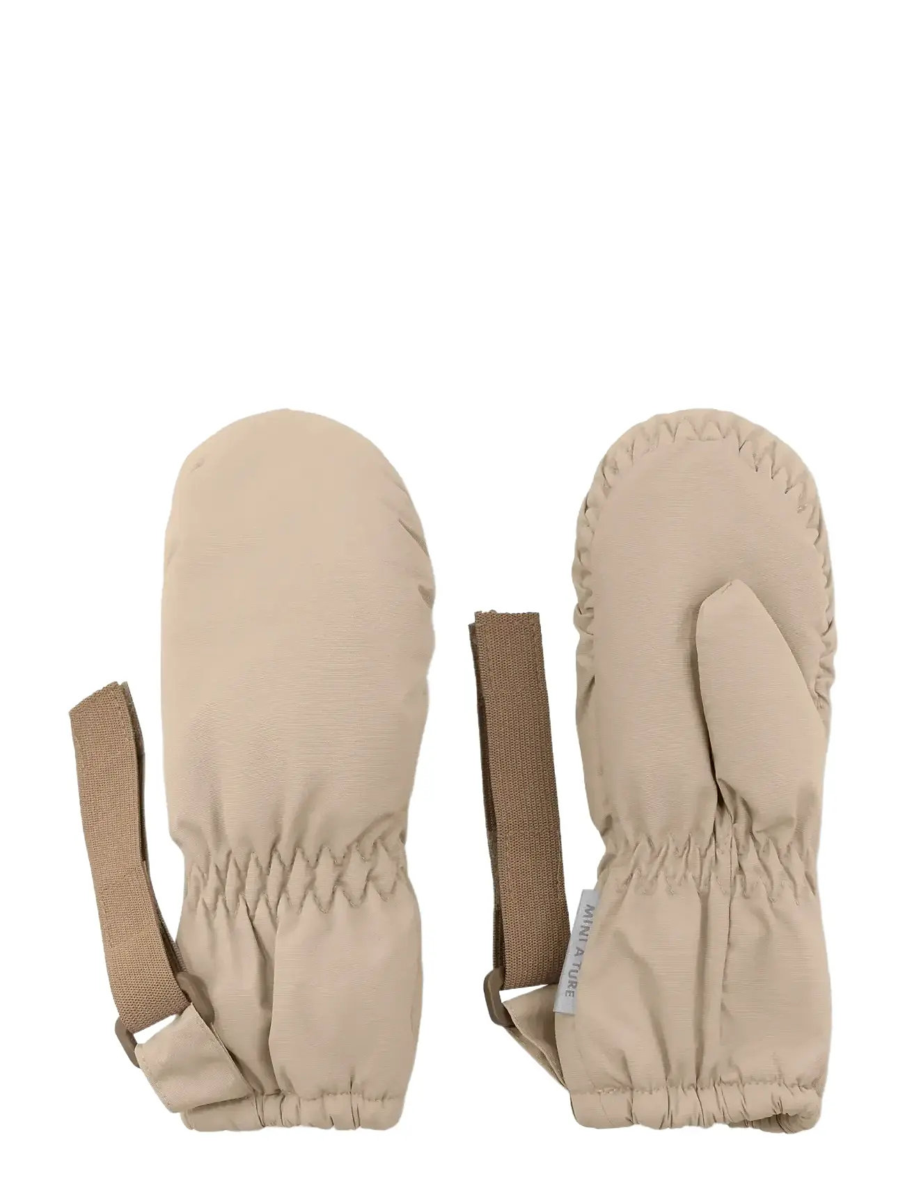 MINI A TURE Matcordt Fleece Lined Handschuhe Beige - 6-12M - Kinder