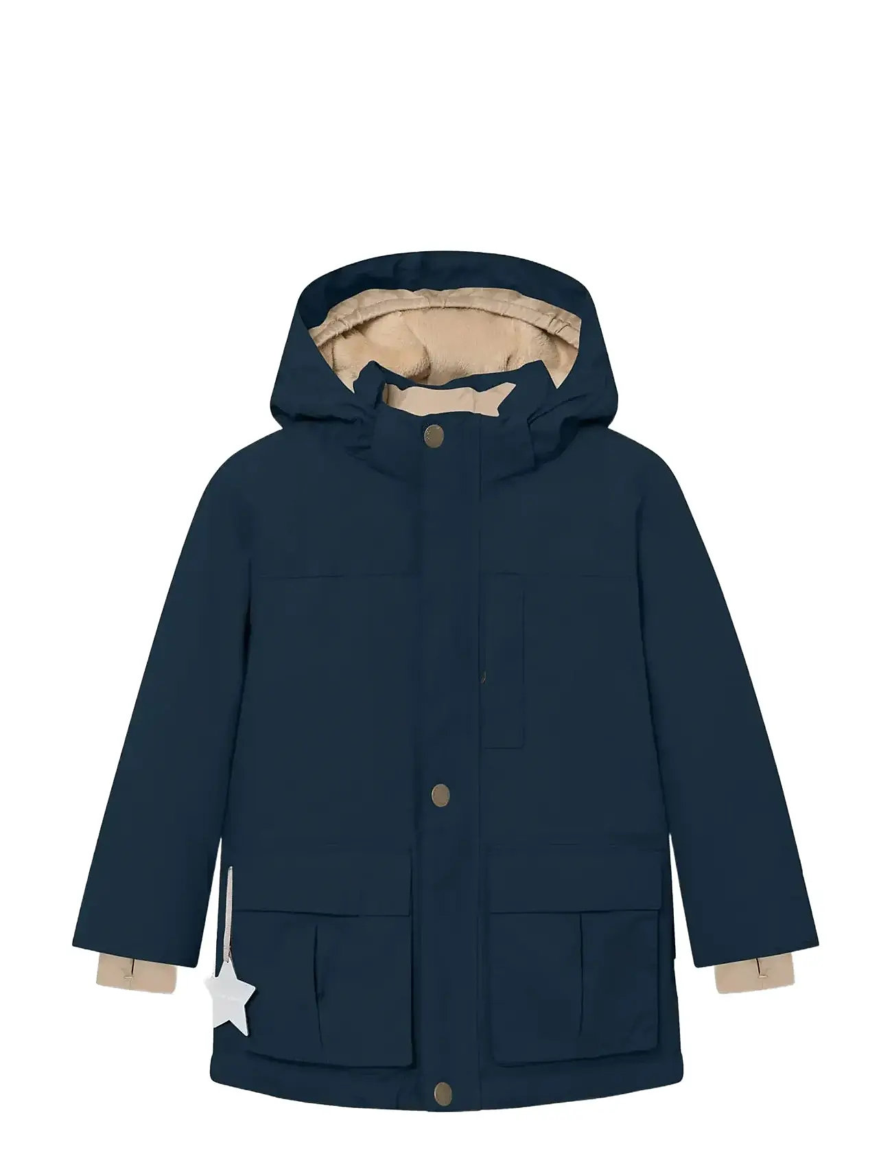 MINI A TURE Matkastorio Fleece Lined Winter Jacke. Grs Navy - 110 - Kinder