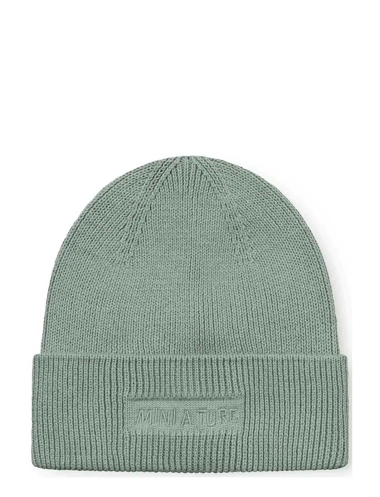 MINI A TURE Matboje Beanie. Gots, 2-3Y, Green, Huer > Beanie, Børn
