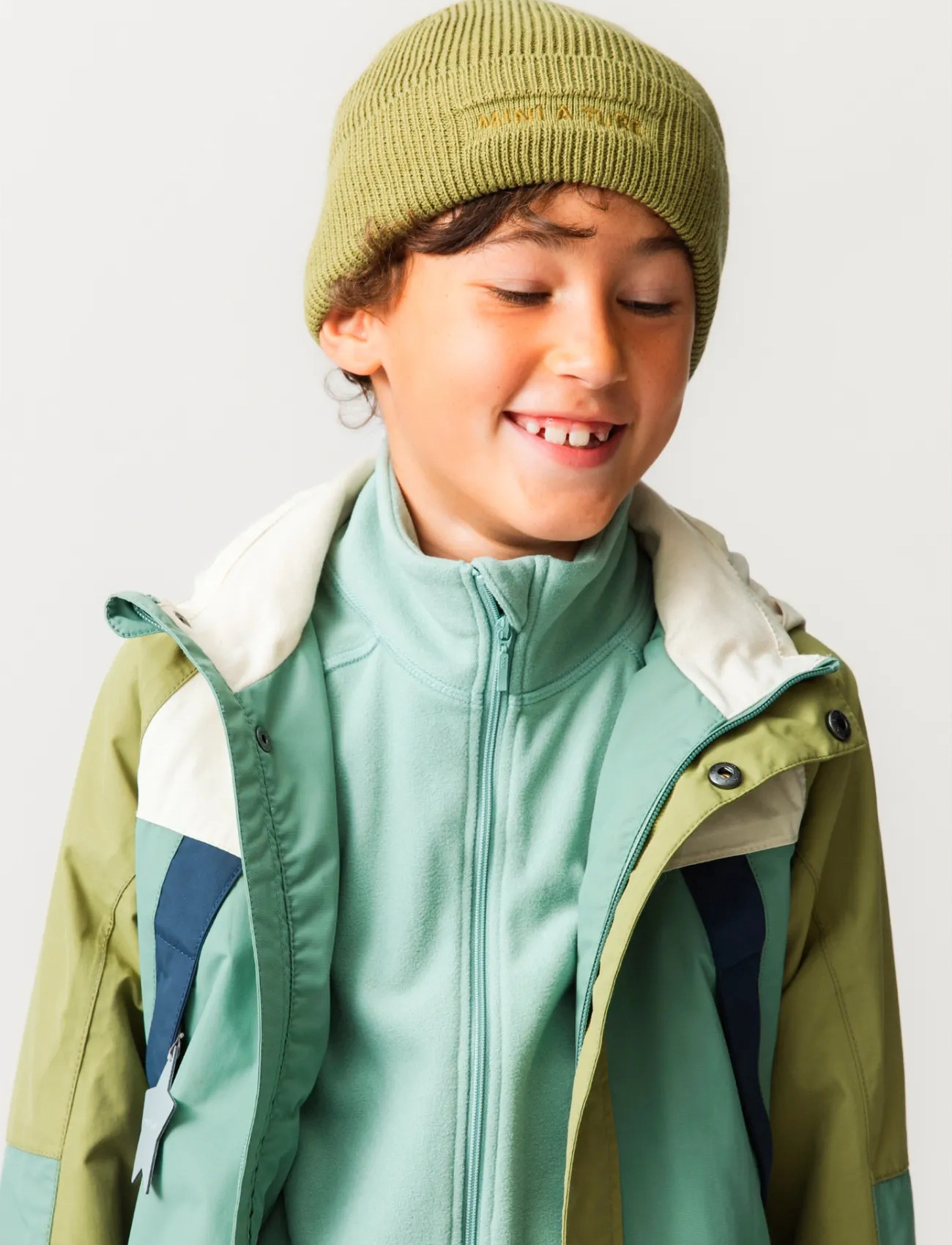 MINI A TURE Matvalon Fleece Lined Jacket. Grs, 6Y/116, Multi/patterned, Jakker & Frakker > Lette Jakker, Børn