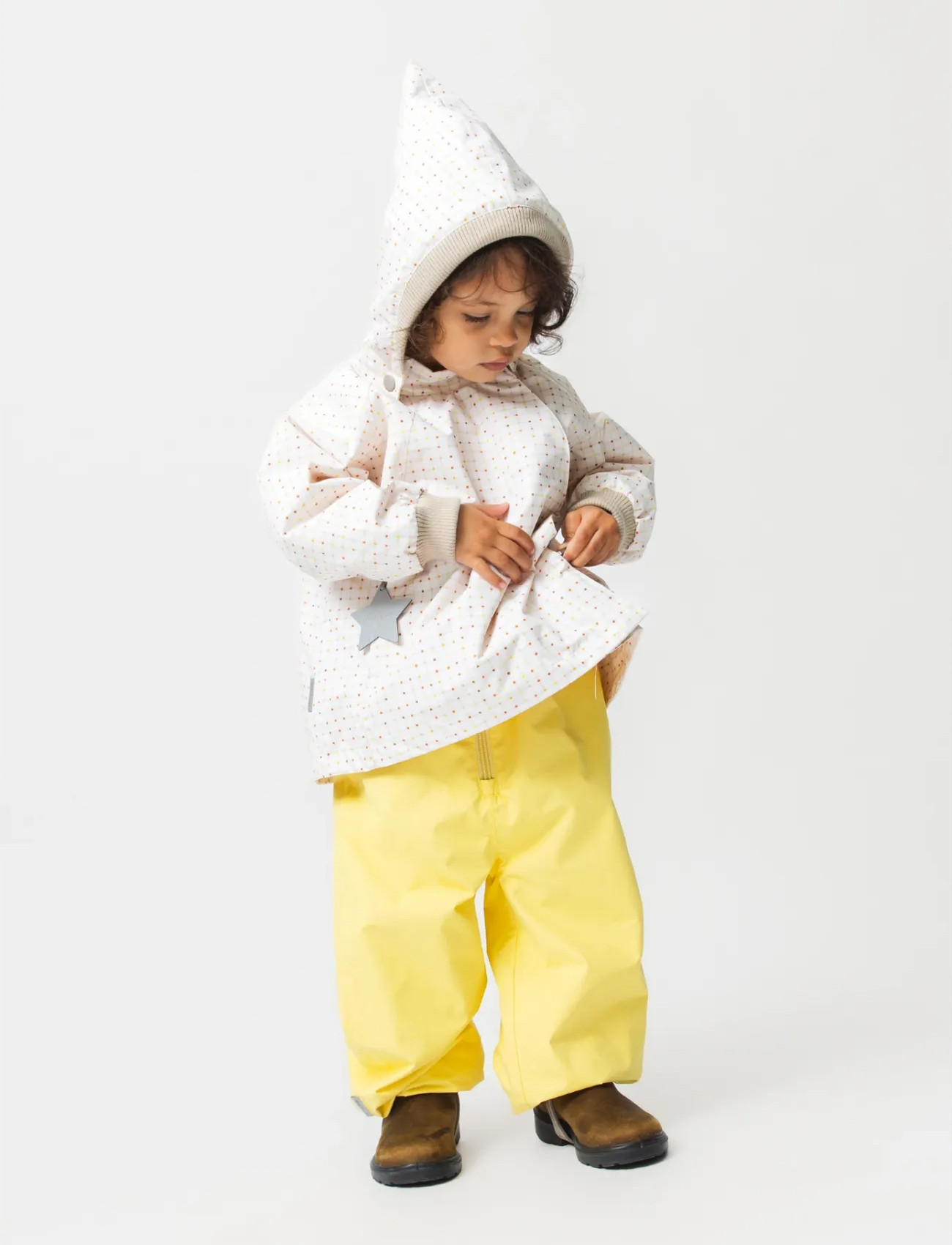 MINI A TURE Matwiami Fleece Lined Jacket. Grs, 2Y/92, Cream, Jakker & Frakker > Lette Jakker, Børn