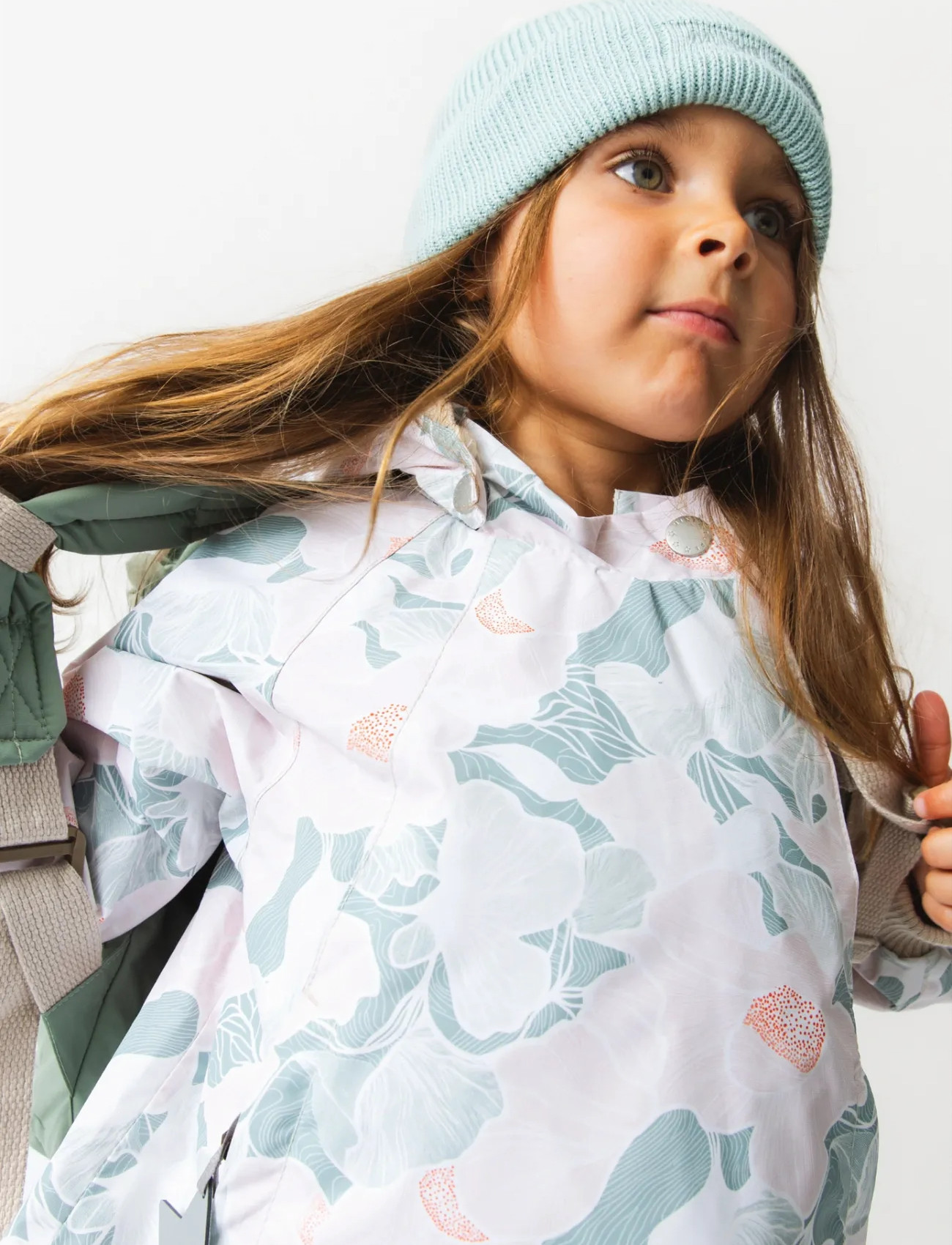 MINI A TURE Matwiami Fleece Lined Jacket. Grs, 5Y/110, Multi/patterned, Jakker & Frakker > Lette Jakker, Børn