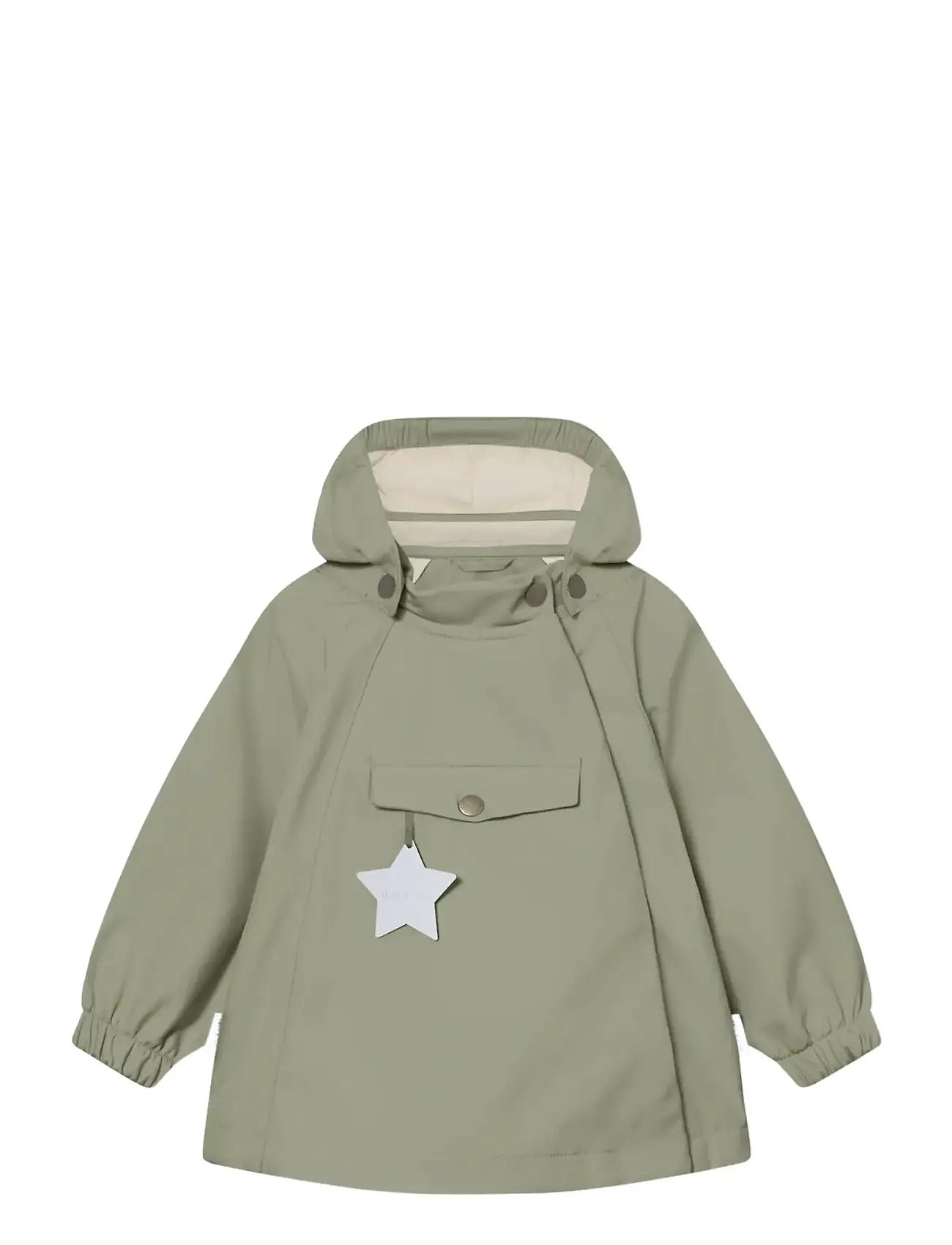 MINI A TURE Matwai Softshell Jacket. Grs, 86, Khaki green, Softshells > Softshell-Jakker, Børn