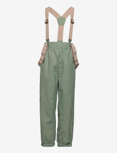 Wilans Suspender Pants, K - shellbroeken - granite green