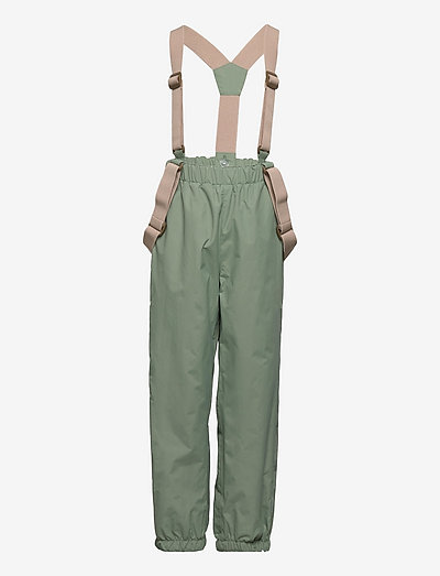 Wilans Suspender Pants, K - pantalons imperméables et respirants - granite green
