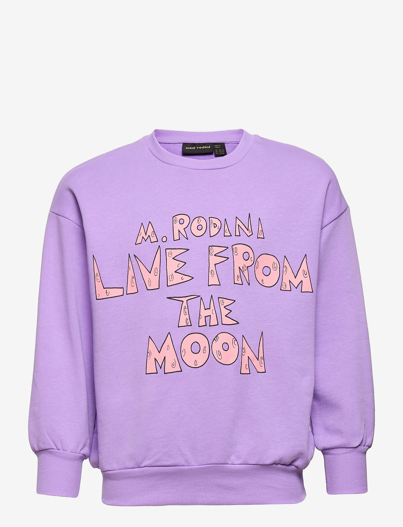 Mini Rodini - Live from the moon sweatshirt - sweat-shirt - purple - 0