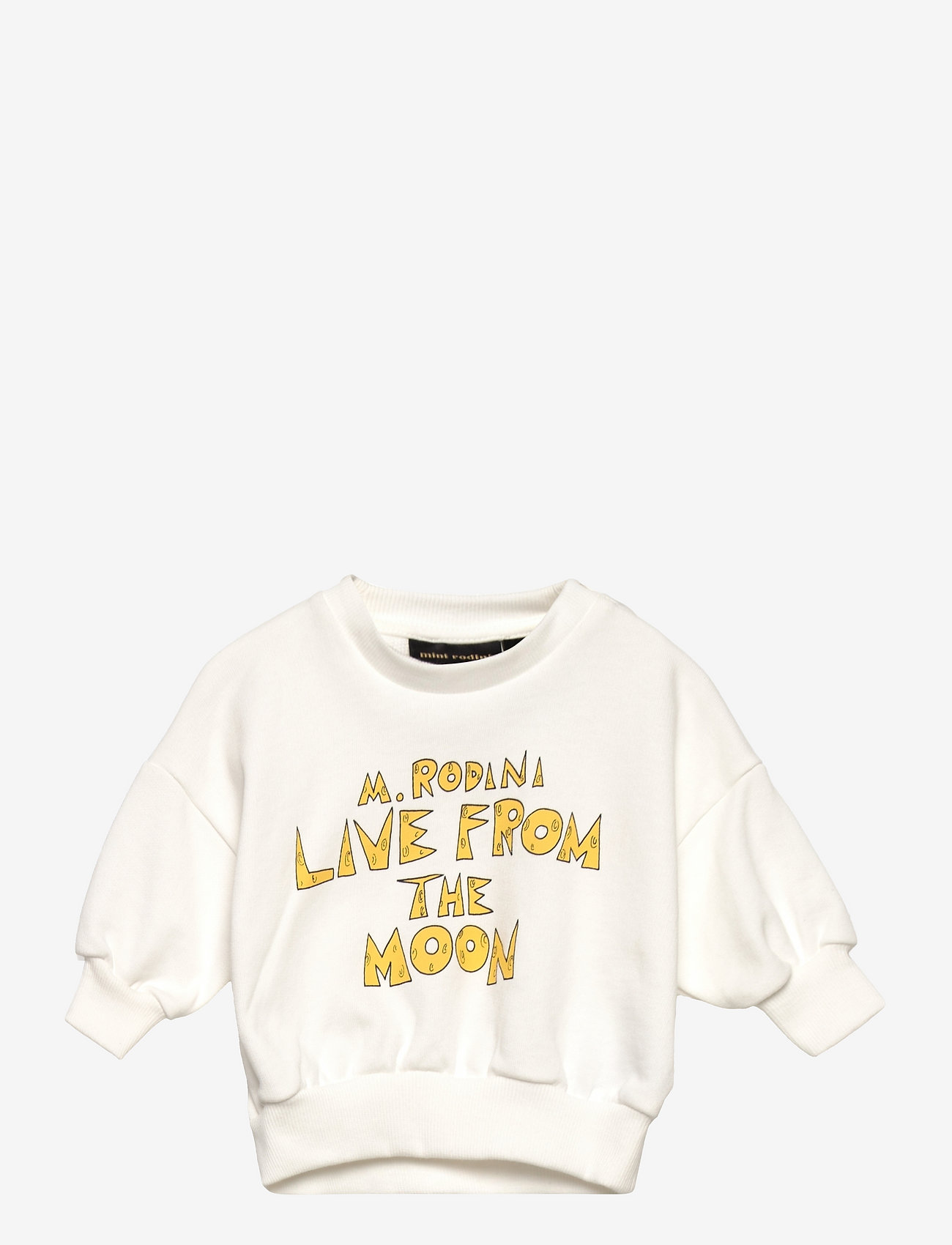 Mini Rodini - Live from the moon sweatshirt - sweat-shirt - white - 0