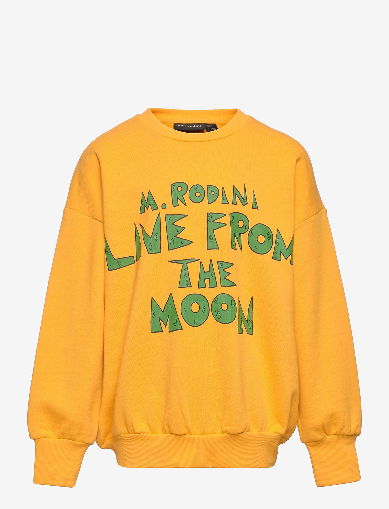 Mini Rodini - Live from the moon sweatshirt - sweat-shirt - yellow - 0