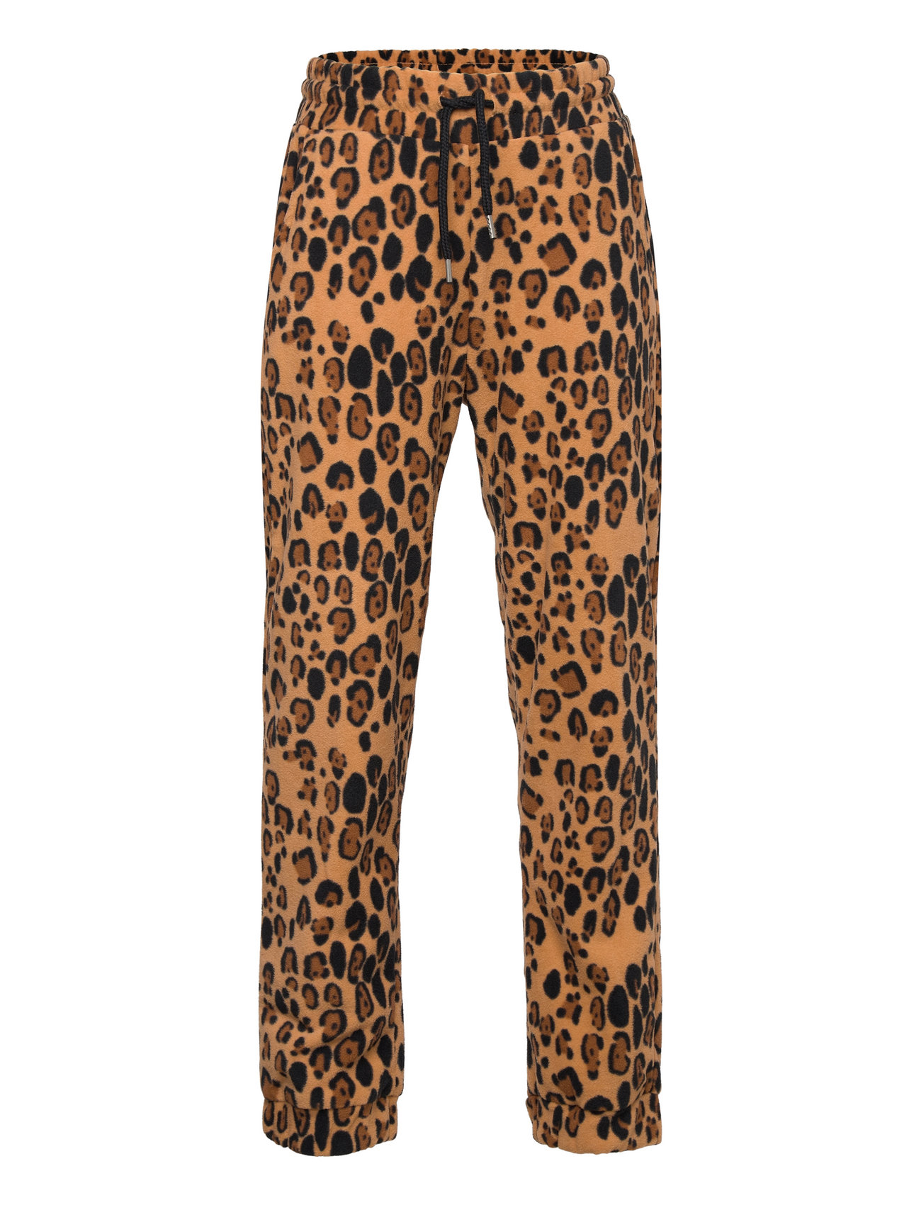 Leopard Fleece Trousers Patterned Mini Rodini