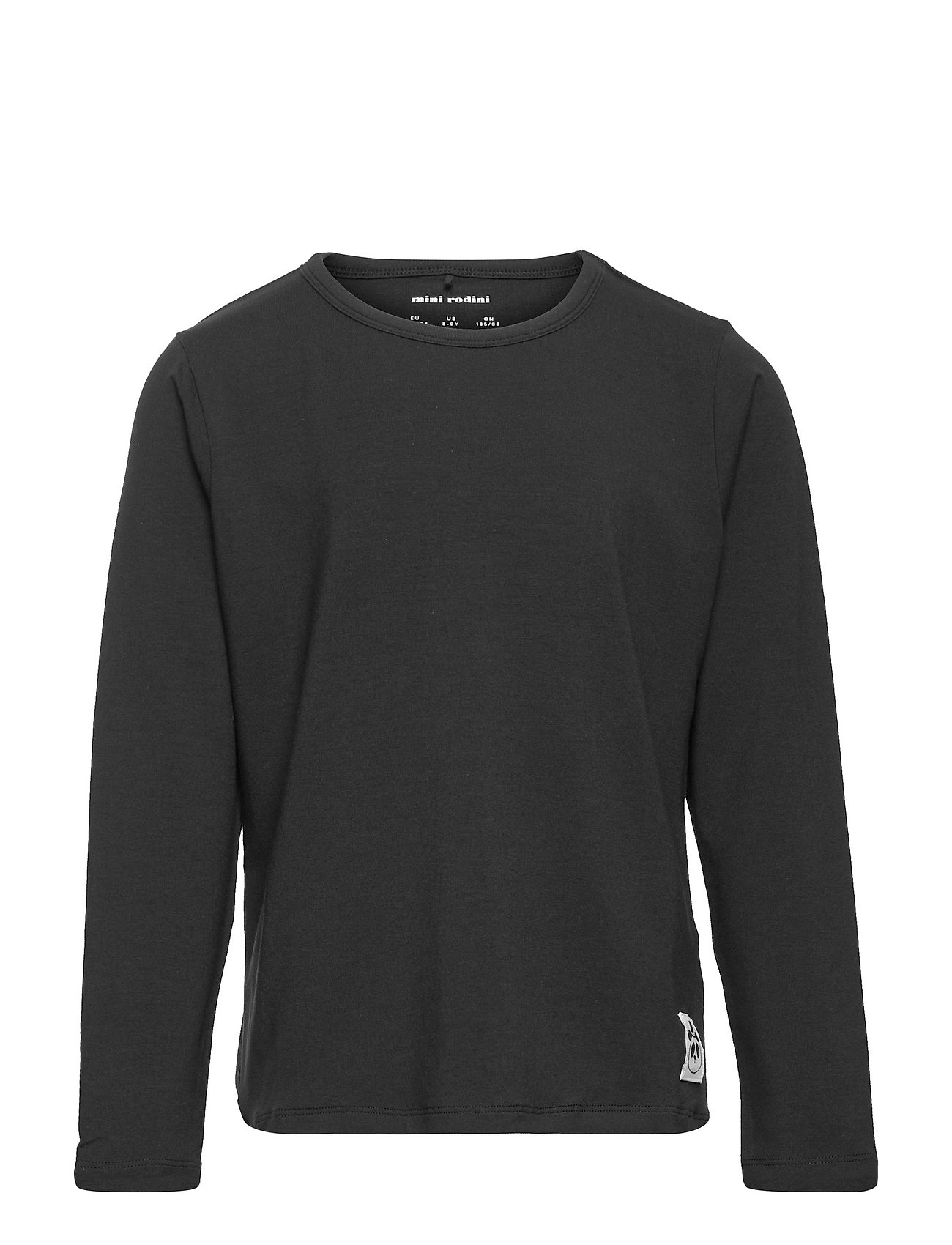 Basic Ls Tee Tencel™ Tops T-shirts Long-sleeved T-shirts Black Mini Rodini