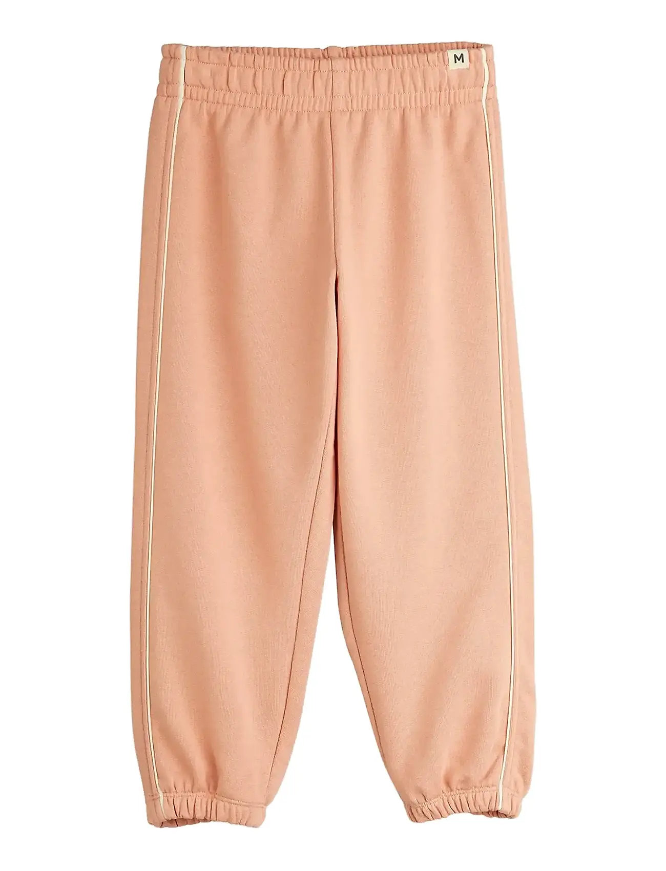 Mini Rodini Plain Piping Sweatpants, 140/146, Coral, Underdele > Joggingbukser, Børn