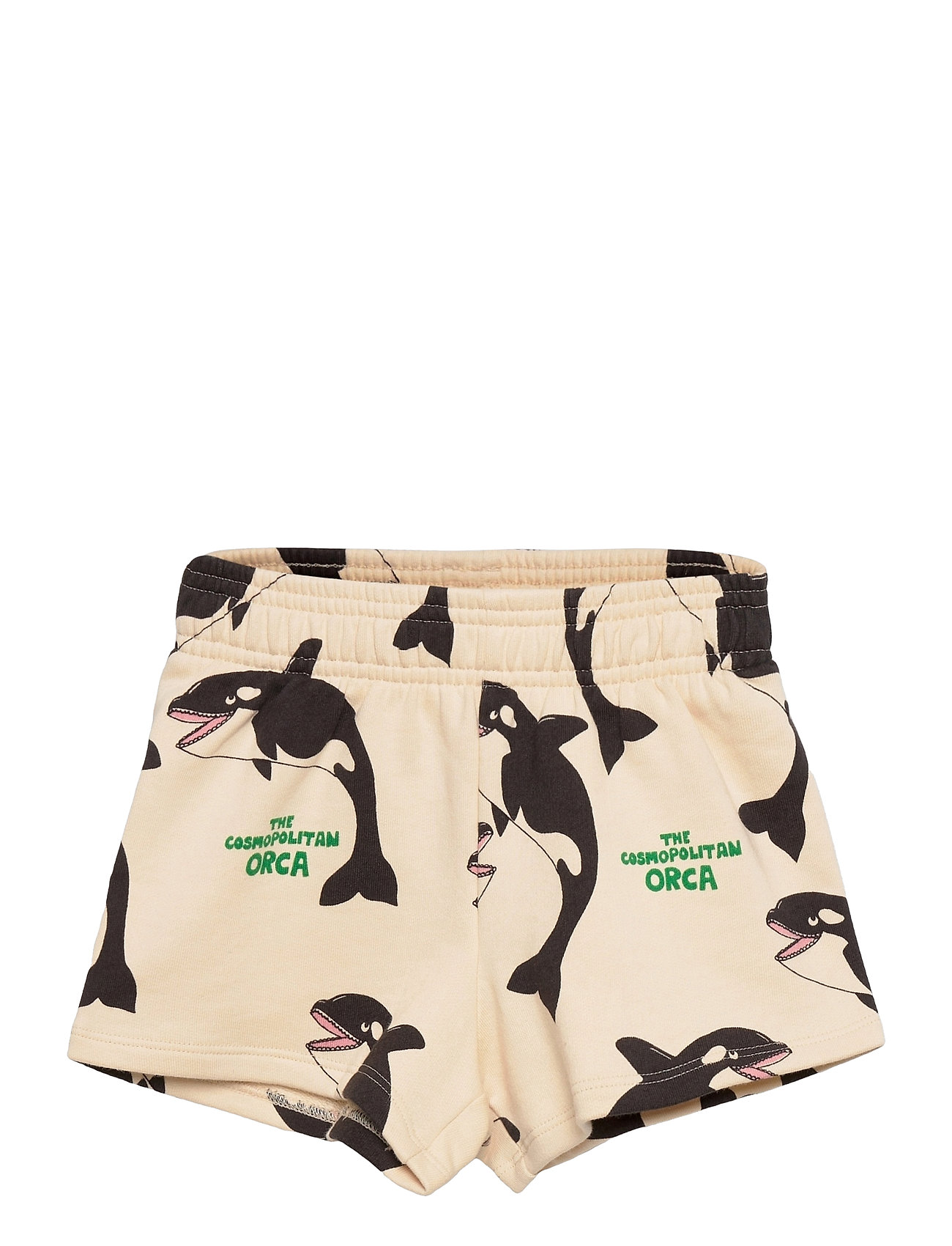 Orca Aop Sweatshorts Shorts Creme Mini Rodini