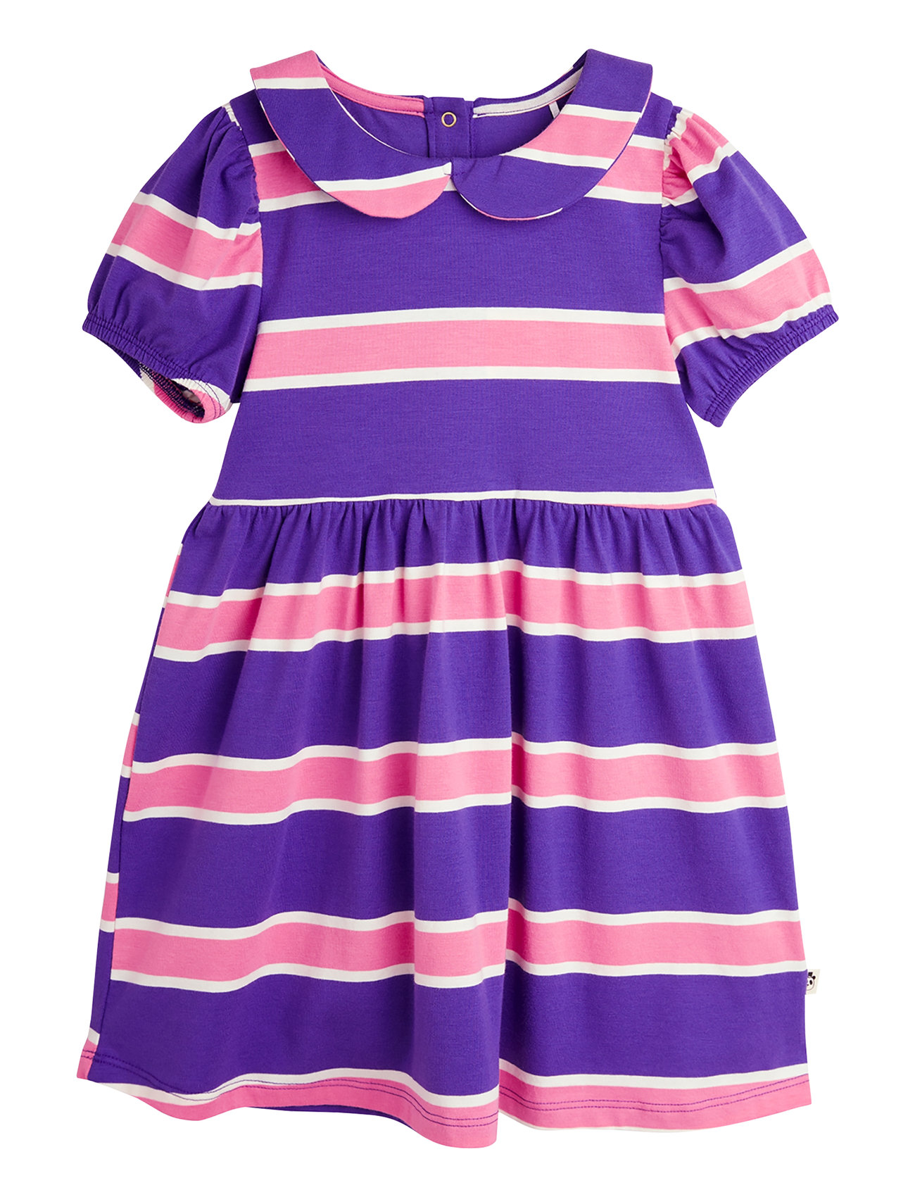 Stripe Ss Dress Dresses & Skirts Dresses Casual Dresses Short-sleeved Casual Dresses Multi/patterned Mini Rodini