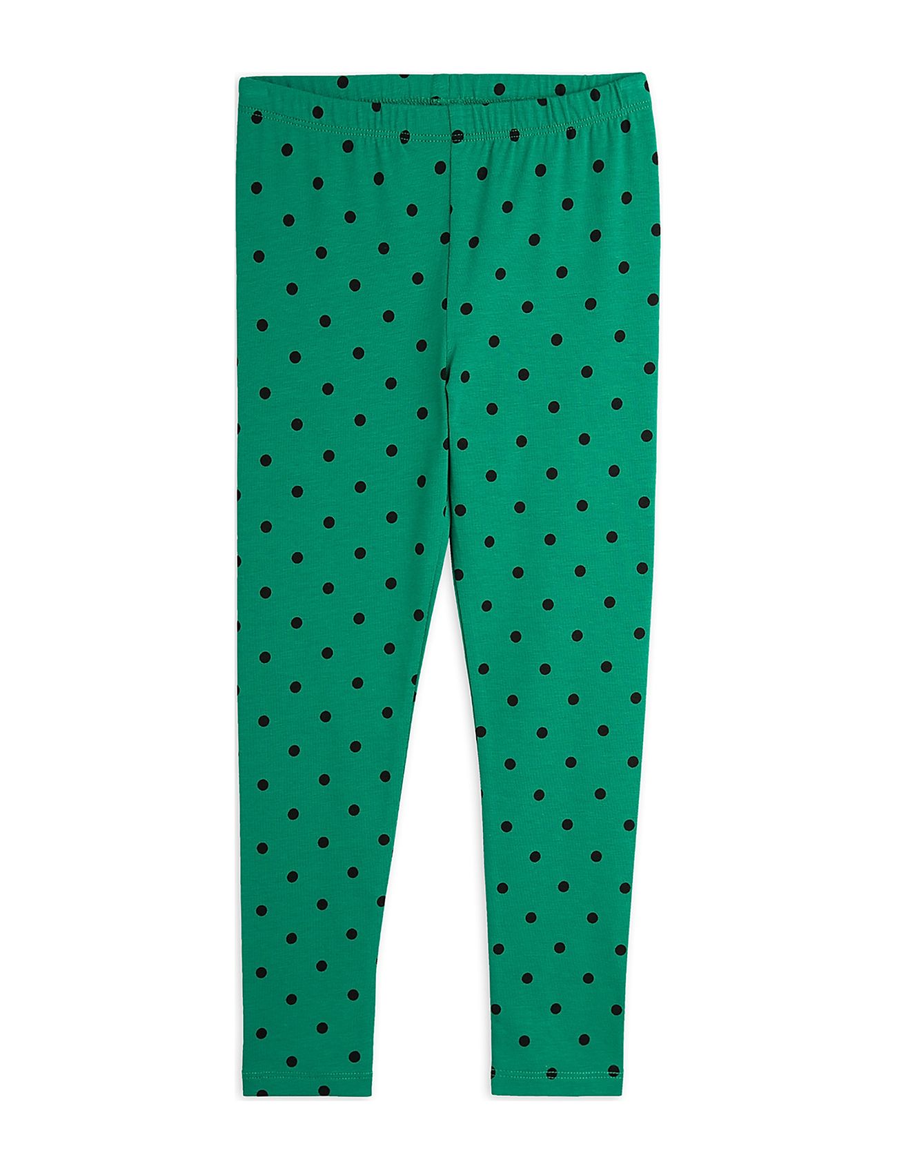 Polka Dot Leggings Green Mini Rodini