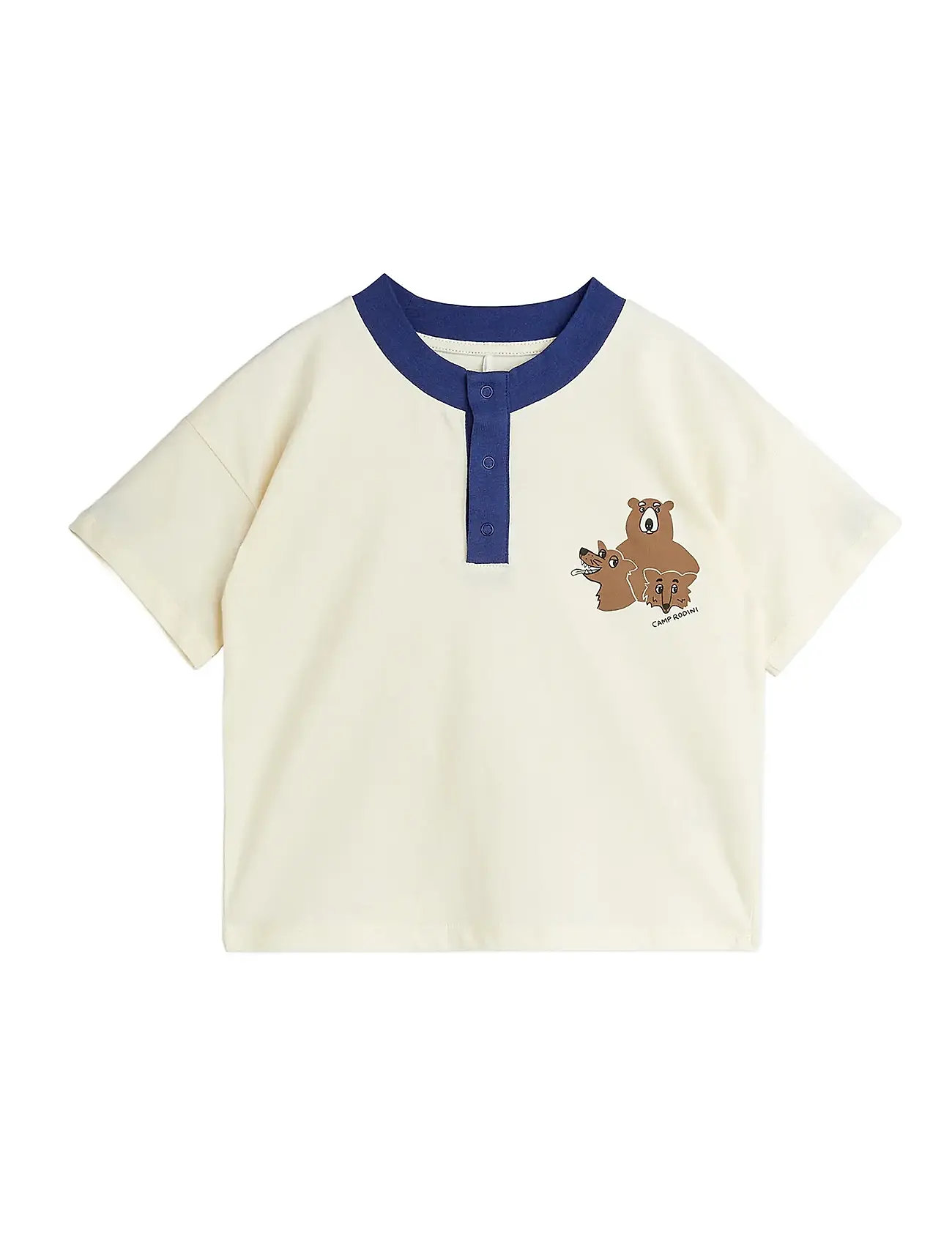 MINI RODINI Camp Rodini Sp Ss Grandpa Cream - 128/134 - Kinder