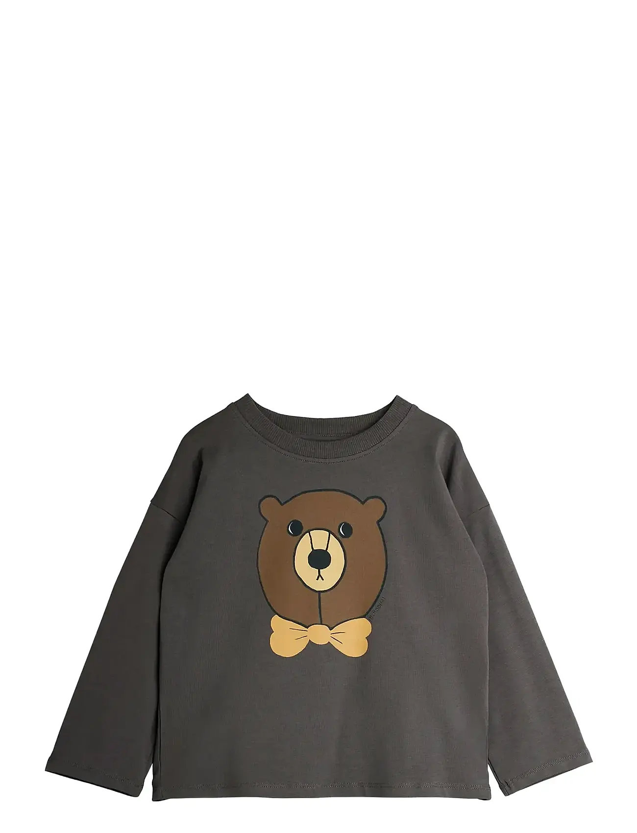 MINI RODINI Bear Sp Ls Oberteil Grau - 128/134 - Kinder
