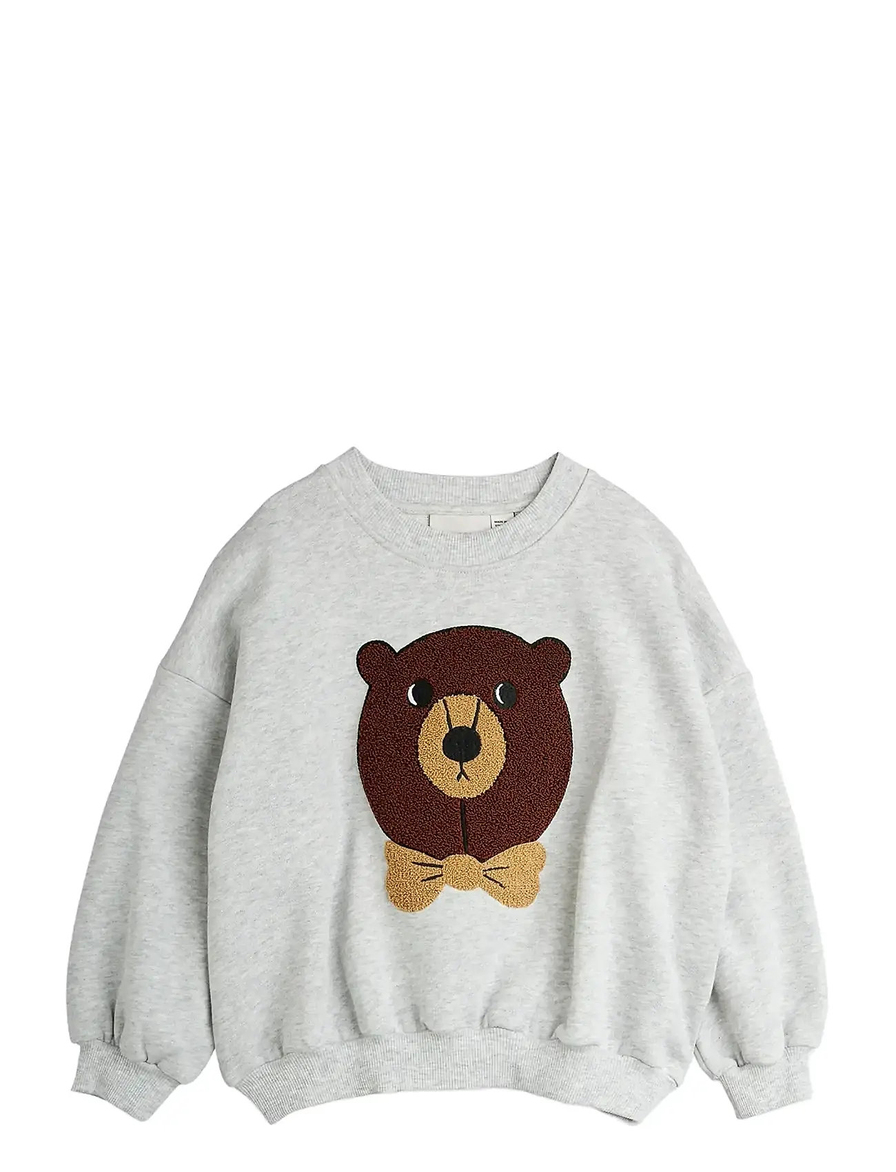 MINI RODINI Bear Chenille Sweatshirt Grau - 128/134 - Kinder
