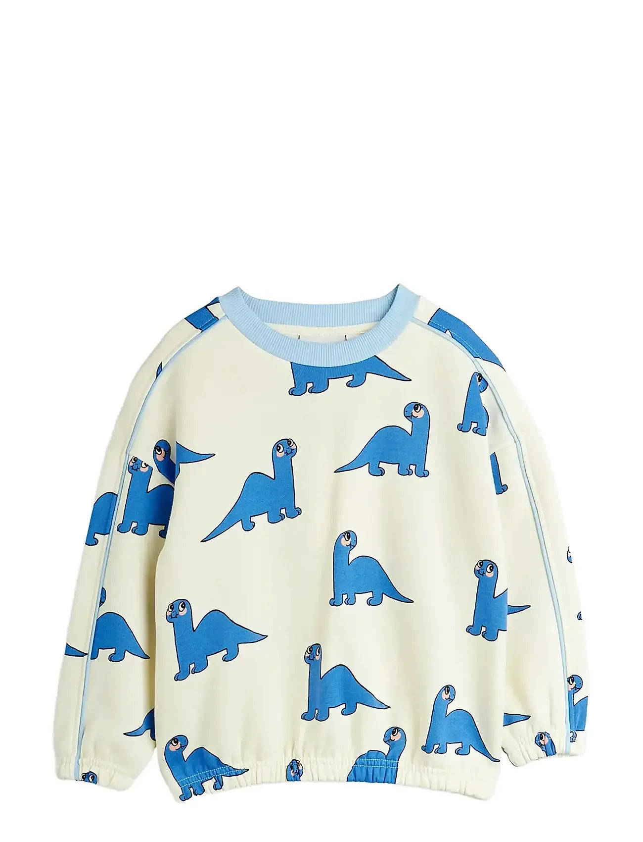 MINI RODINI Dino Aop Sweatshirt Cream - 128/134 - Kinder