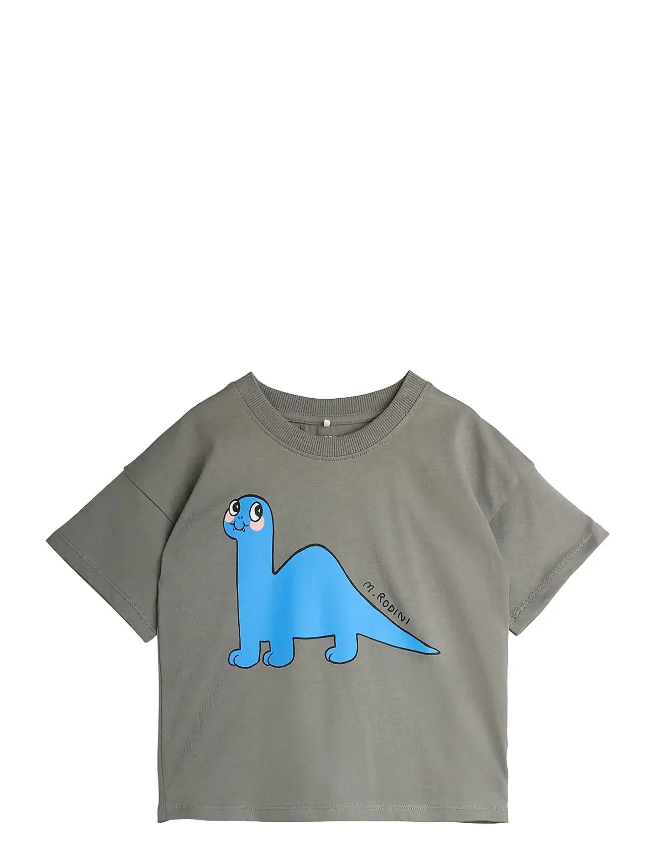 MINI RODINI Dino Sp Ss Tee Grau - 68/74 - Kinder