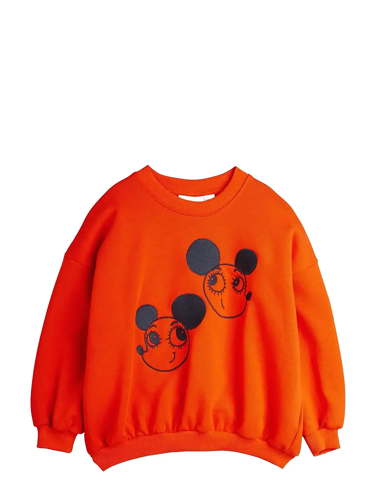 MINI RODINI Ritzratz Emb Sweatshirt Orange - 104/110 - Kinder