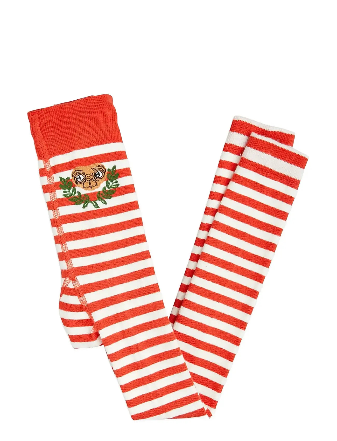 Mini Rodini E.t Stripe 1-Pack Leggings, 56/62, Red, Sokker Og Strømpebukser > Strømpebukser, Børn