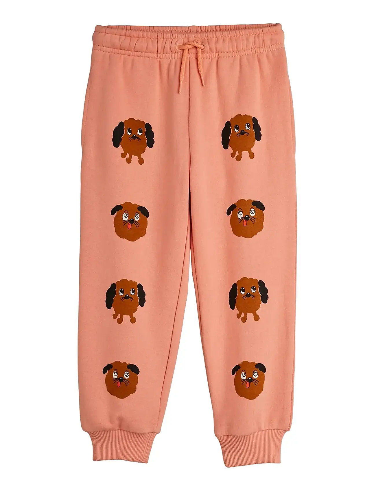 Mini Rodini Doggies Sp Sweatpants, 104/110, Coral, Underdele > Joggingbukser, Børn