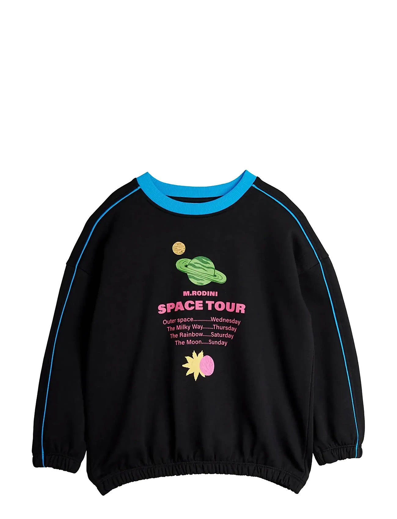 Mini Rodini Space Tour Sp Sweatshirt, 80/86, Black, Sweatshirts & Hættetrøjer > Sweatshirts, Børn