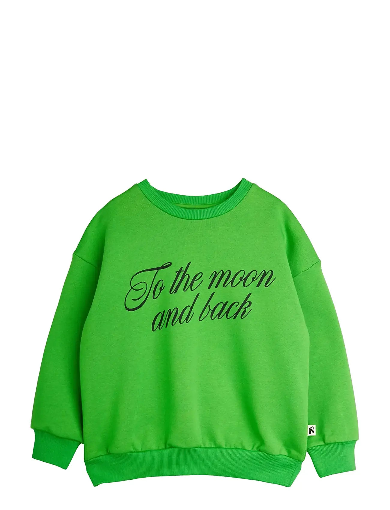 Mini Rodini To The Moon Sp Sweatshirt, 80/86, Green, Sweatshirts & Hættetrøjer > Sweatshirts, Børn