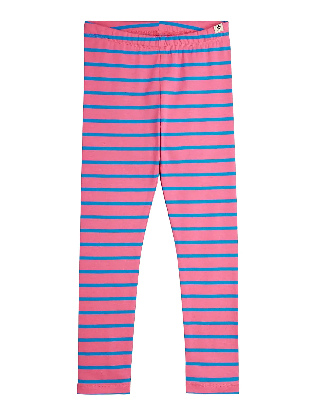 Mini Rodini Stripe Yd Leggings, 140/146, Pink, Underdele > Leggings, Børn