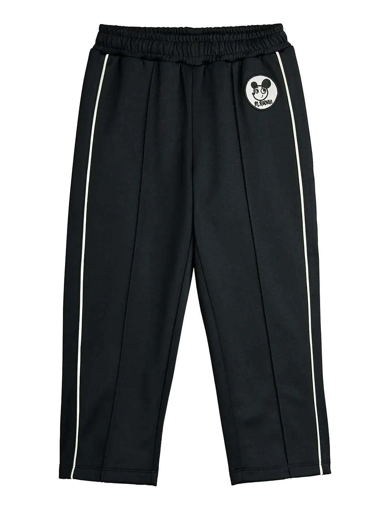 Mini Rodini Ritzratz Patch Trousers, 128/134, Black, Underdele > Joggingbukser, Børn