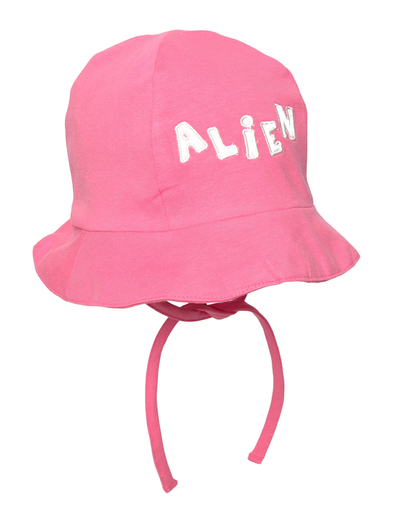 Mini Rodini Alien Application Baby Sun Hat, 40/42, Pink, Tilbehør > Solhatte, Børn