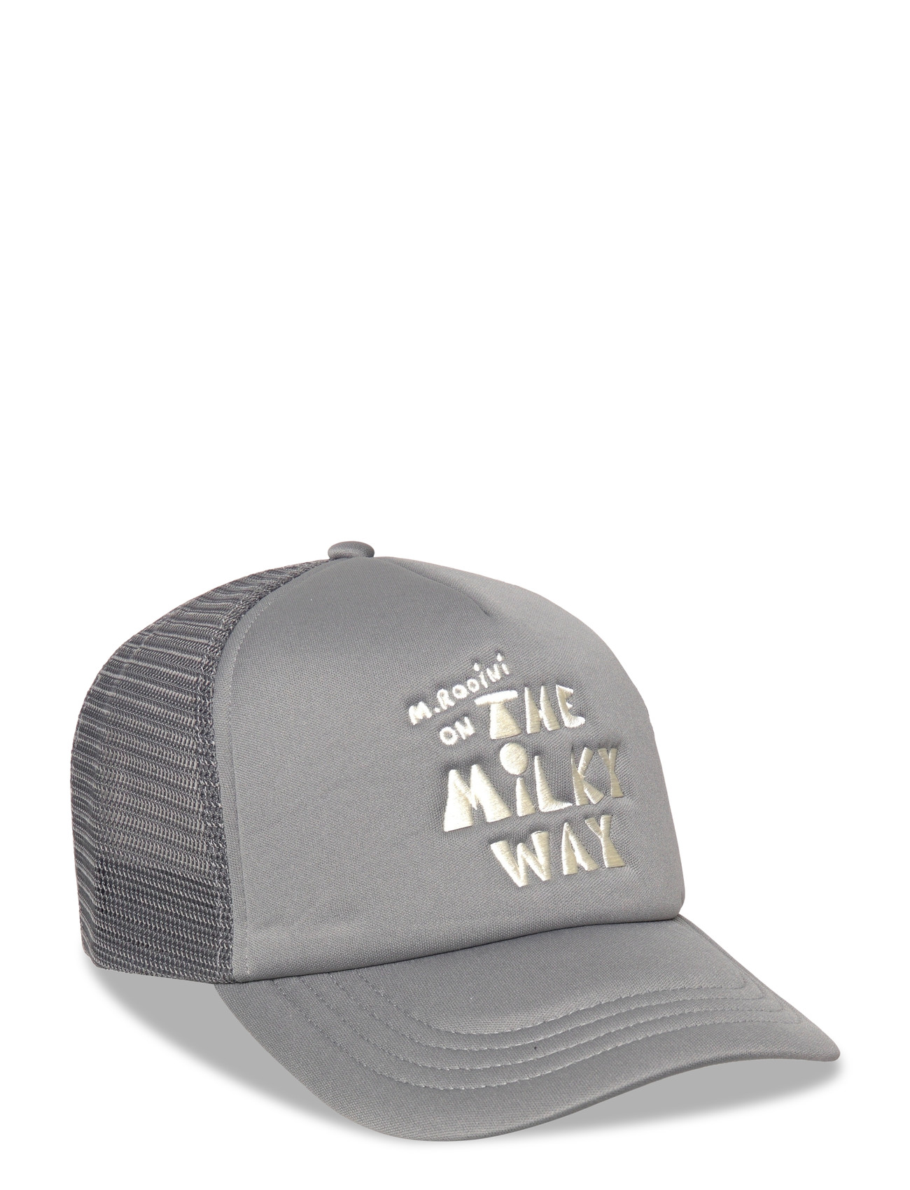 Mini Rodini The Milky Way Emb Trucker Cap, 48/50, Grey, Hovedbeklædning > Kasketter, Børn