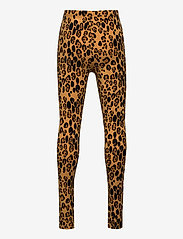 Mini Rodini - Basic leopard leggings - leggings - beige - 1