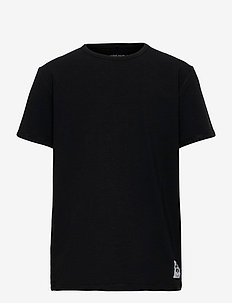 Basic ss tee - effen t-shirt met korte mouwen - black